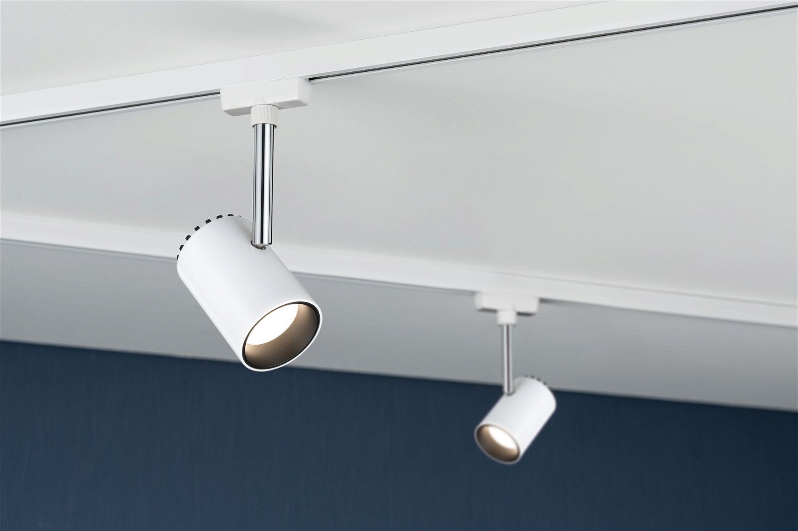 Paulmann Schienensystem-Leuchten »URail Schienenspot Shine Einzelspot 225lm 4,9W 2700K 230V Chrom matt«