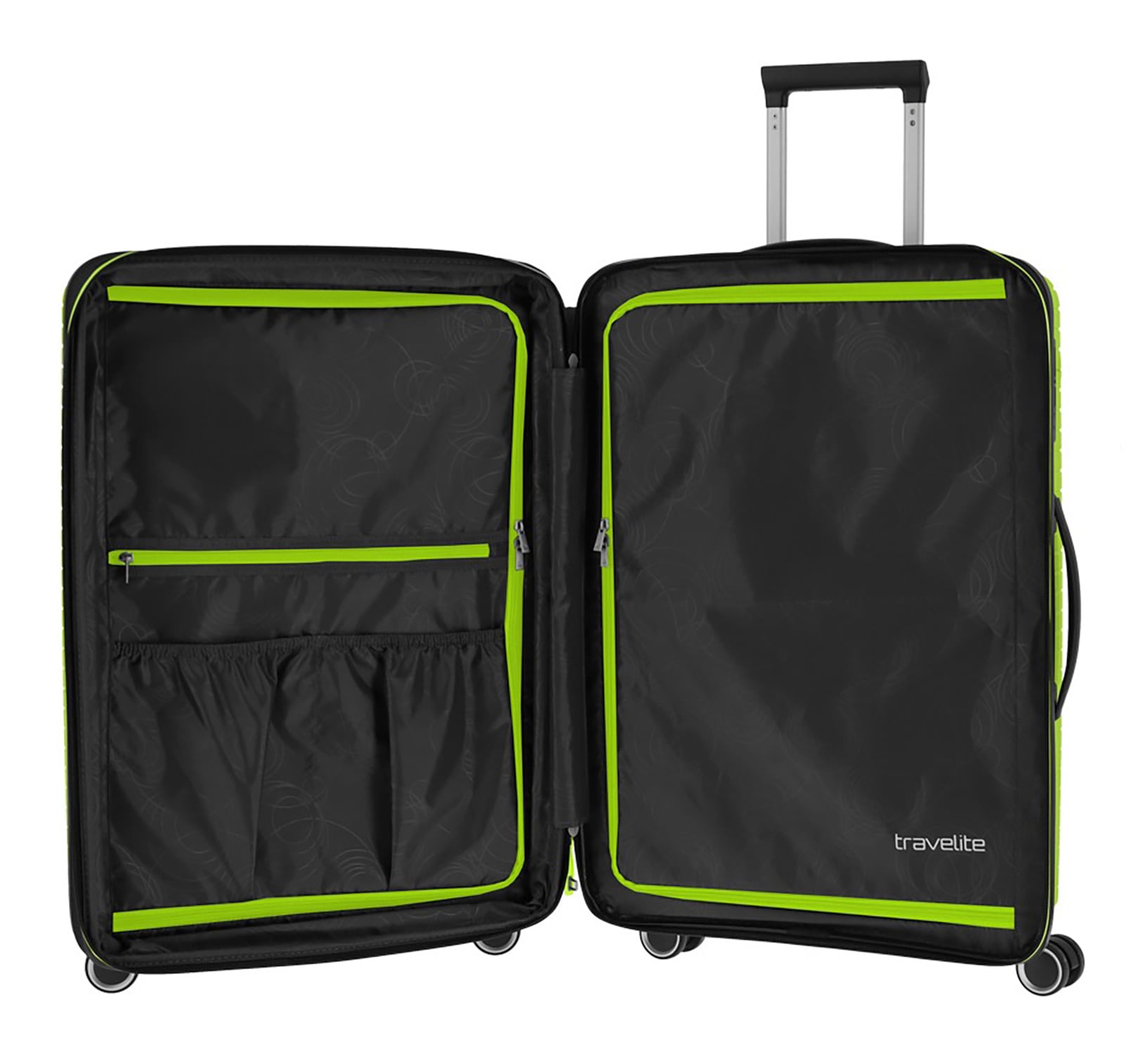 travelite Trolleyset »ORBITA 4w S/M/L«, (Set, 3 tlg., Hartschalen Trolleyset), Hartschalen-Koffer Kofferset Reiseset Handgepäck Aufgabegepäck