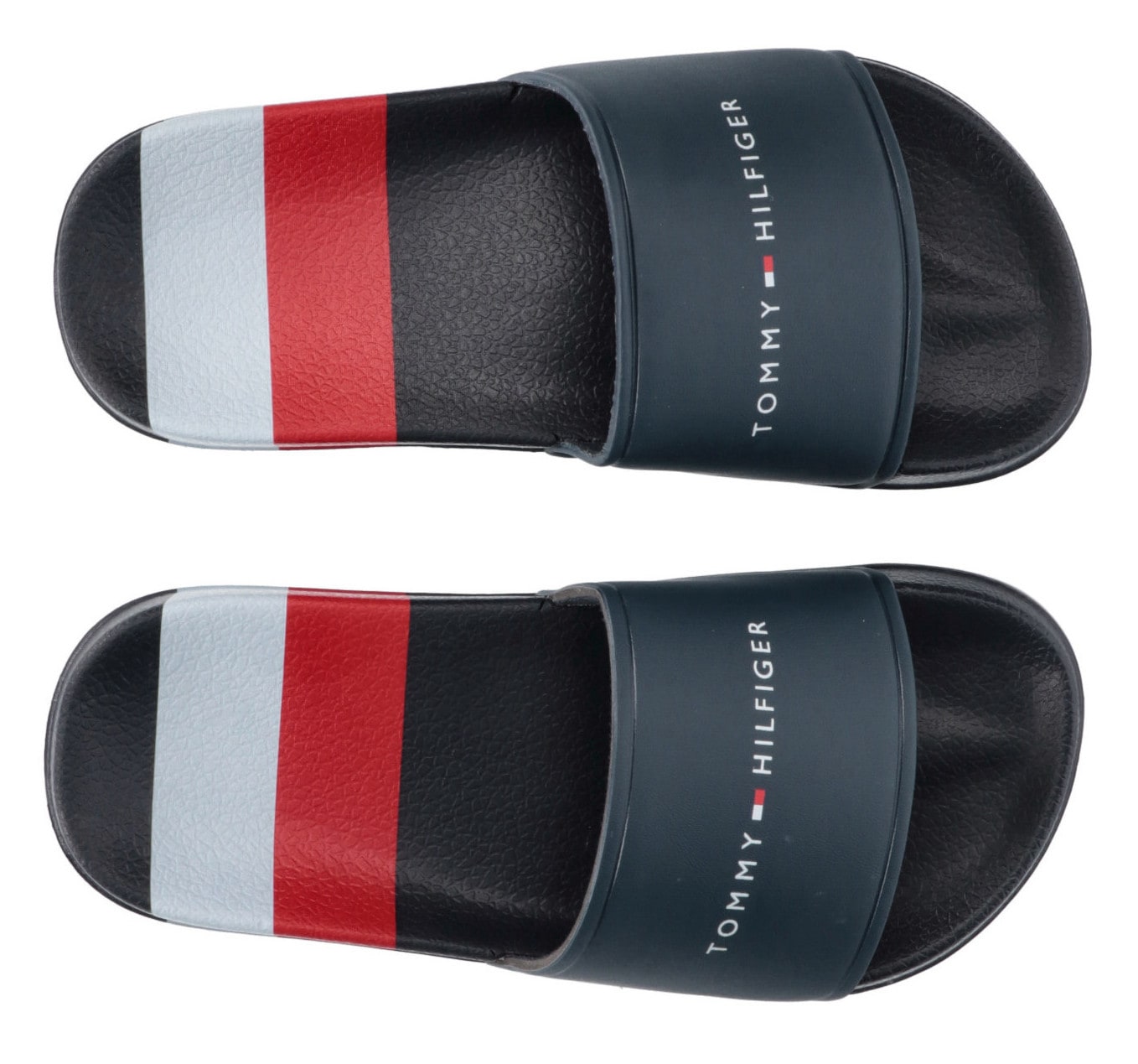 Tommy Hilfiger Badepantolette »STRIPES«, Sommerschuh, Badeschuh, Poolslides in "Tommy Hilfiger" Farbgebung