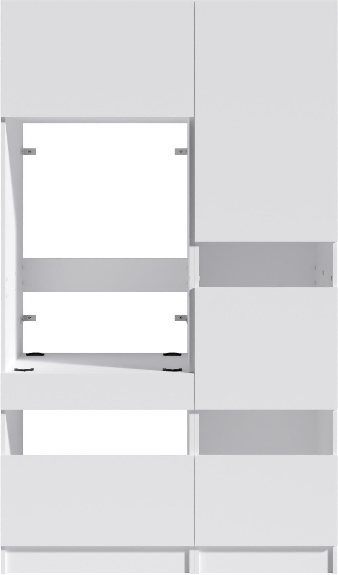 BASIC by Balculina Mehrzweckschrank-Set »Washhome B/T/H 118x68x200 cm« 2 Stk. tlg.
