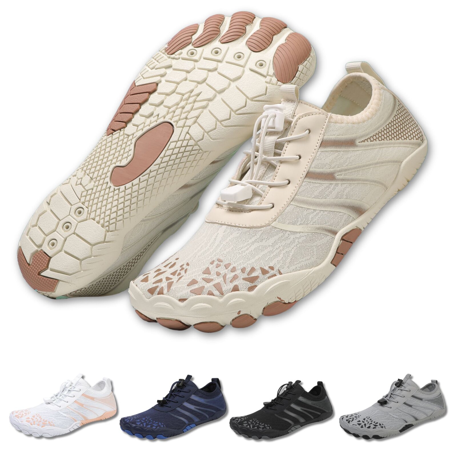 DOTALES Barfußschuh "Flowstep Barfußschuhe Damen & Herren, Flowstep Barfußschuhe" Das Original-Barfuß Sneaker, Minimalschuhe, Schnellverschluss