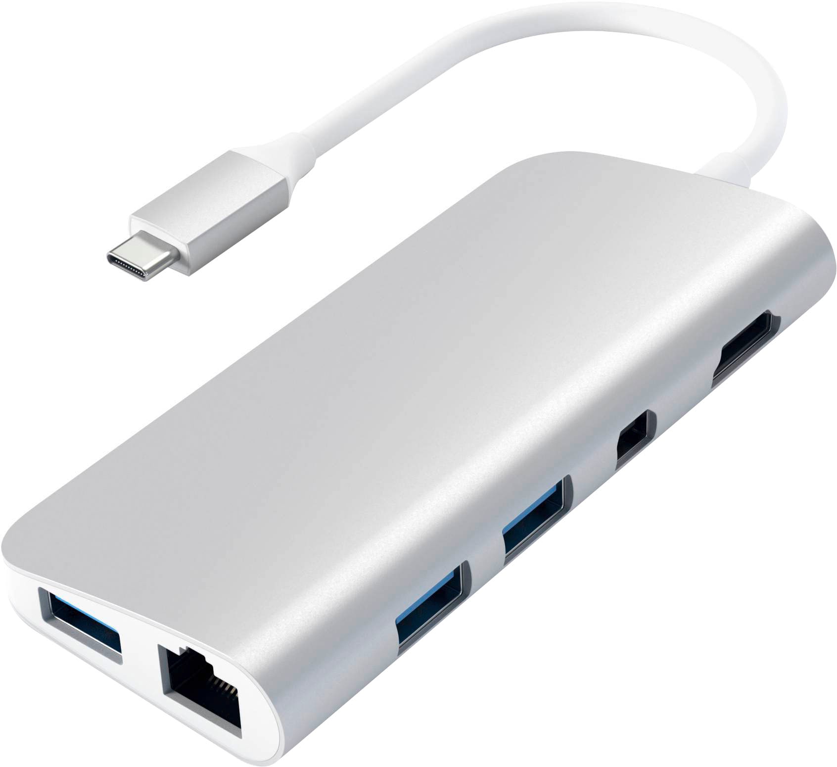 Satechi USB-Adapter »Type-C Multimedia«, RJ-45 (Ethernet)-USB 3.0 Typ A-HDMI zu USB Typ C