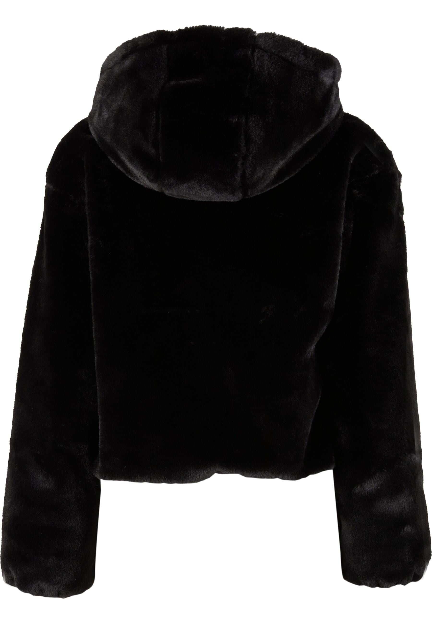 URBAN CLASSICS Sweatjacke »Urban Classics Ladies Full Zip Faux Fur Hoodie«