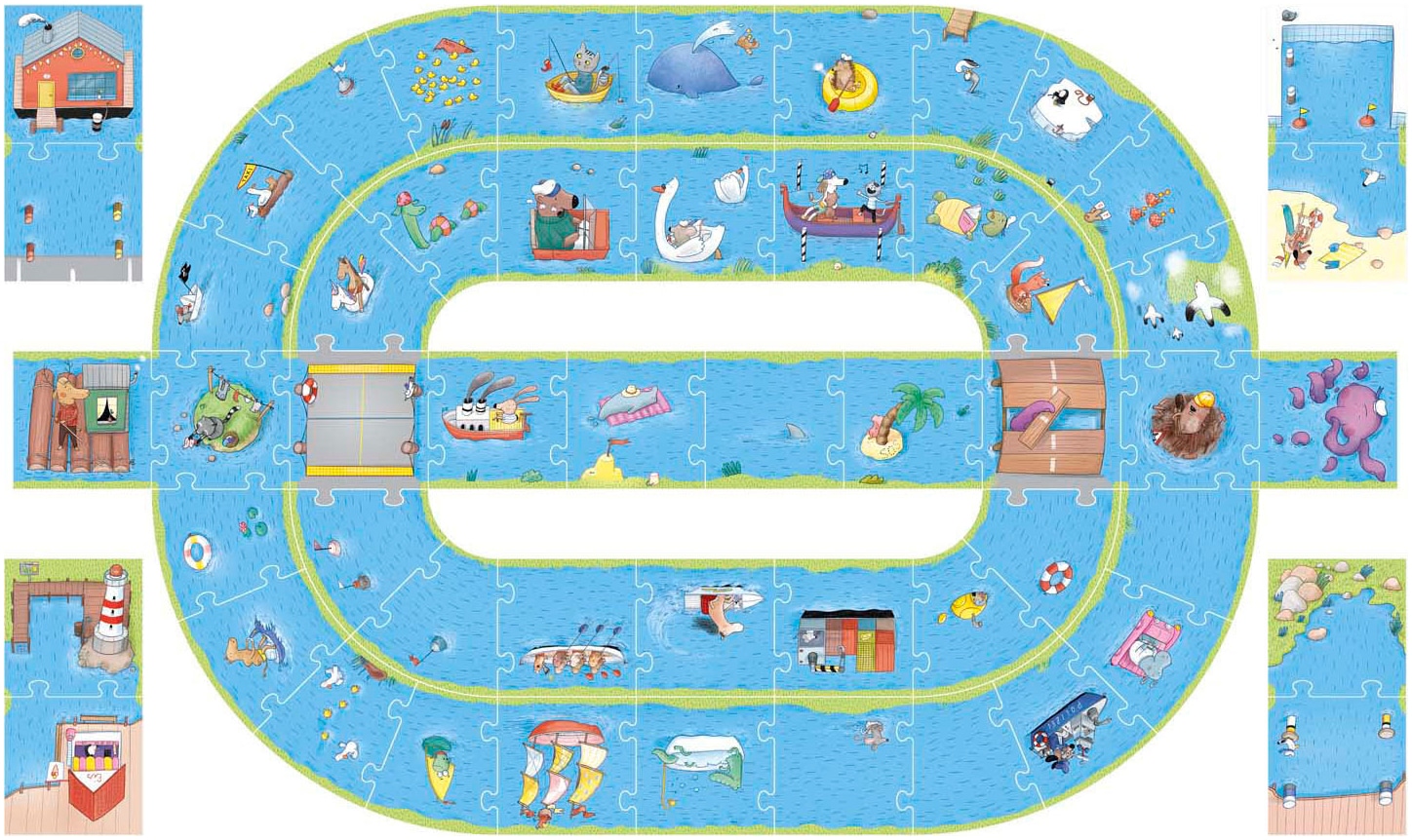 Magellan Puzzle »Bau dir deinen Fluss«, Made in Germany