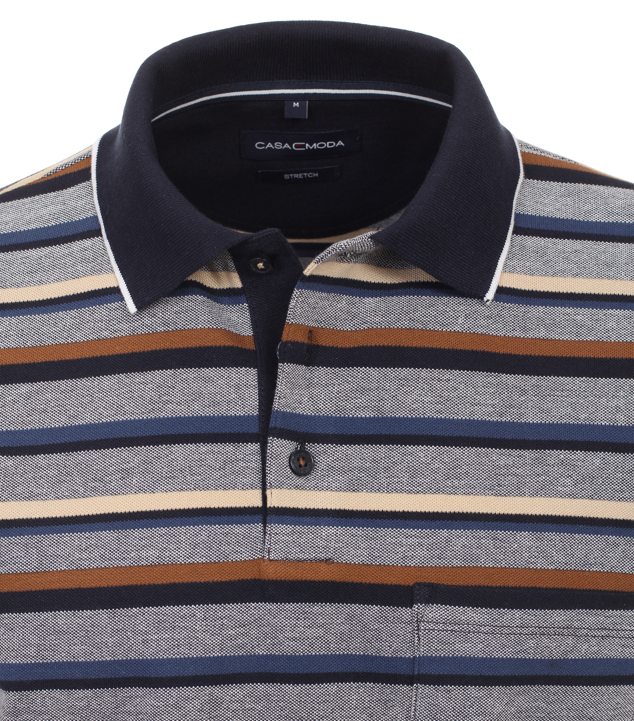 CASAMODA Poloshirt »CASAMODA Polo-Shirt gestreift«