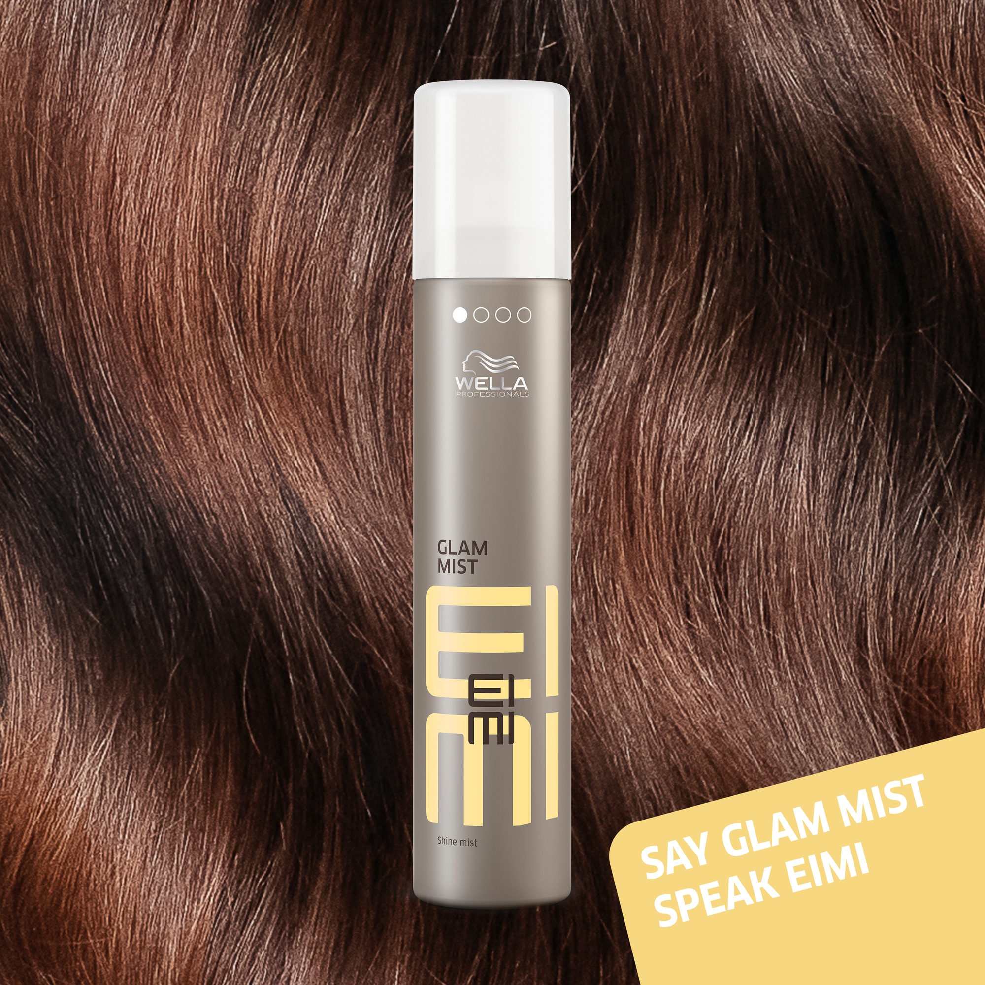 Wella Professionals Haarpflege-Spray »EIMI Glam Mist Glanzspray« ultimativer Glanz, schützt vor UV-Strahlung, leichter Halt