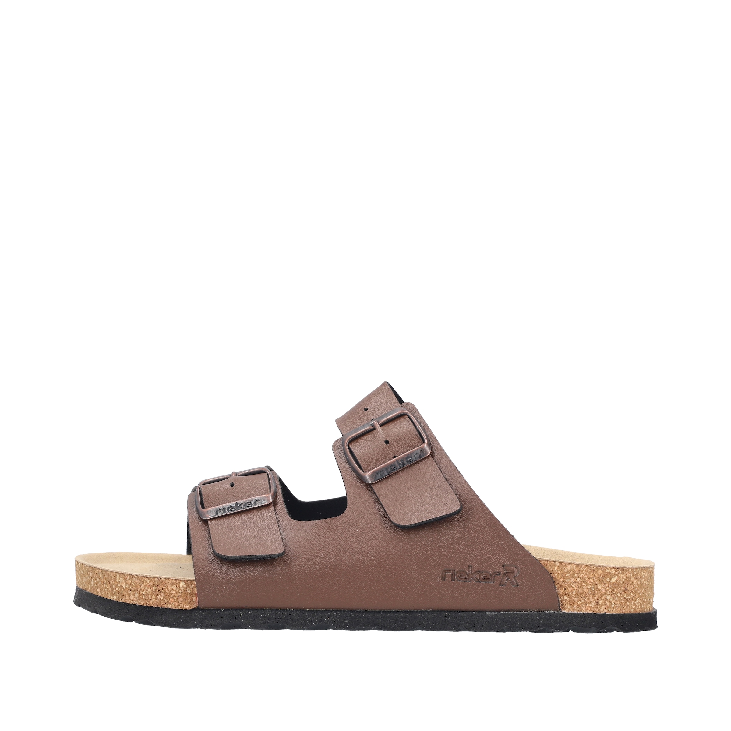 Rieker Pantolette  Sommerschuh, Schlappen, Hausschuh, mit zwei Schnallenverschlüssen