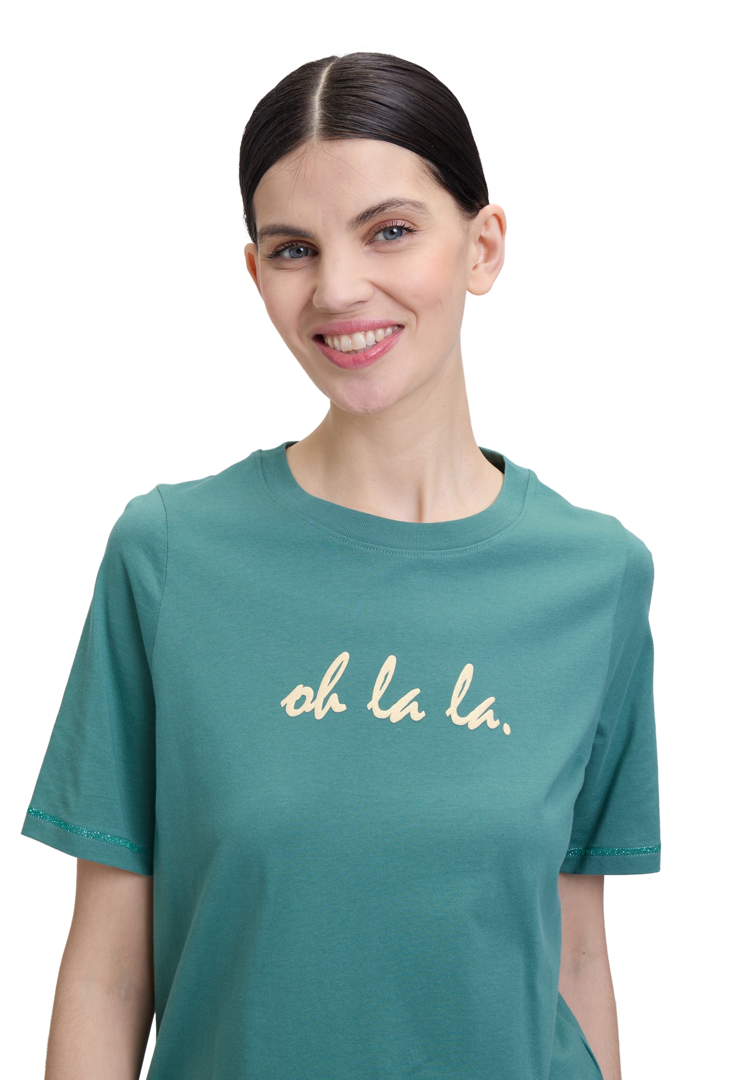 Cartoon Kurzarmshirt »Cartoon Printshirt mit Rundhalsausschnitt«, (1 tlg.), Placement