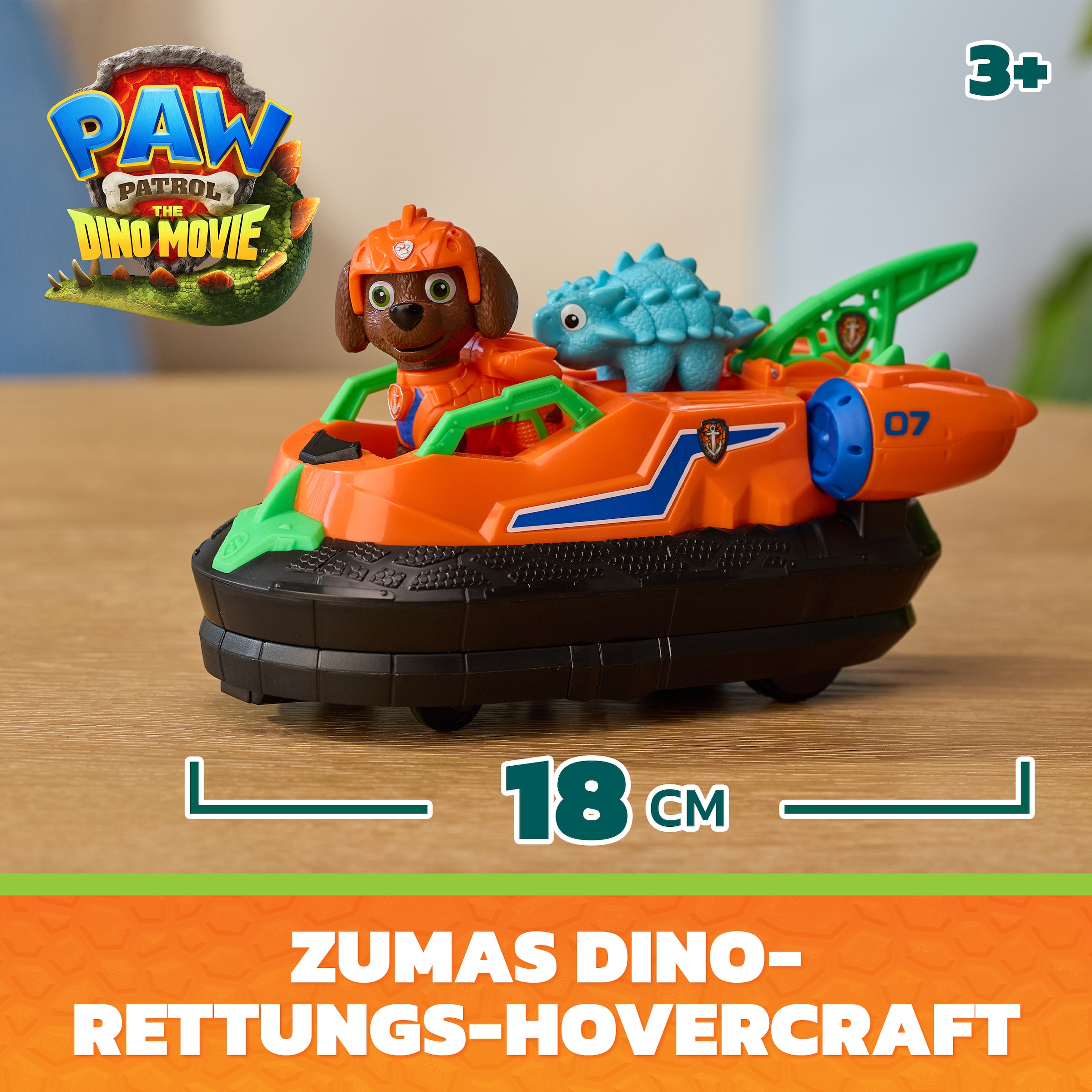 Spin Master Spielzeug-Auto »PAW Patrol: Der Dino Film, Zumas Dino-Rettungs-Hovercraft«