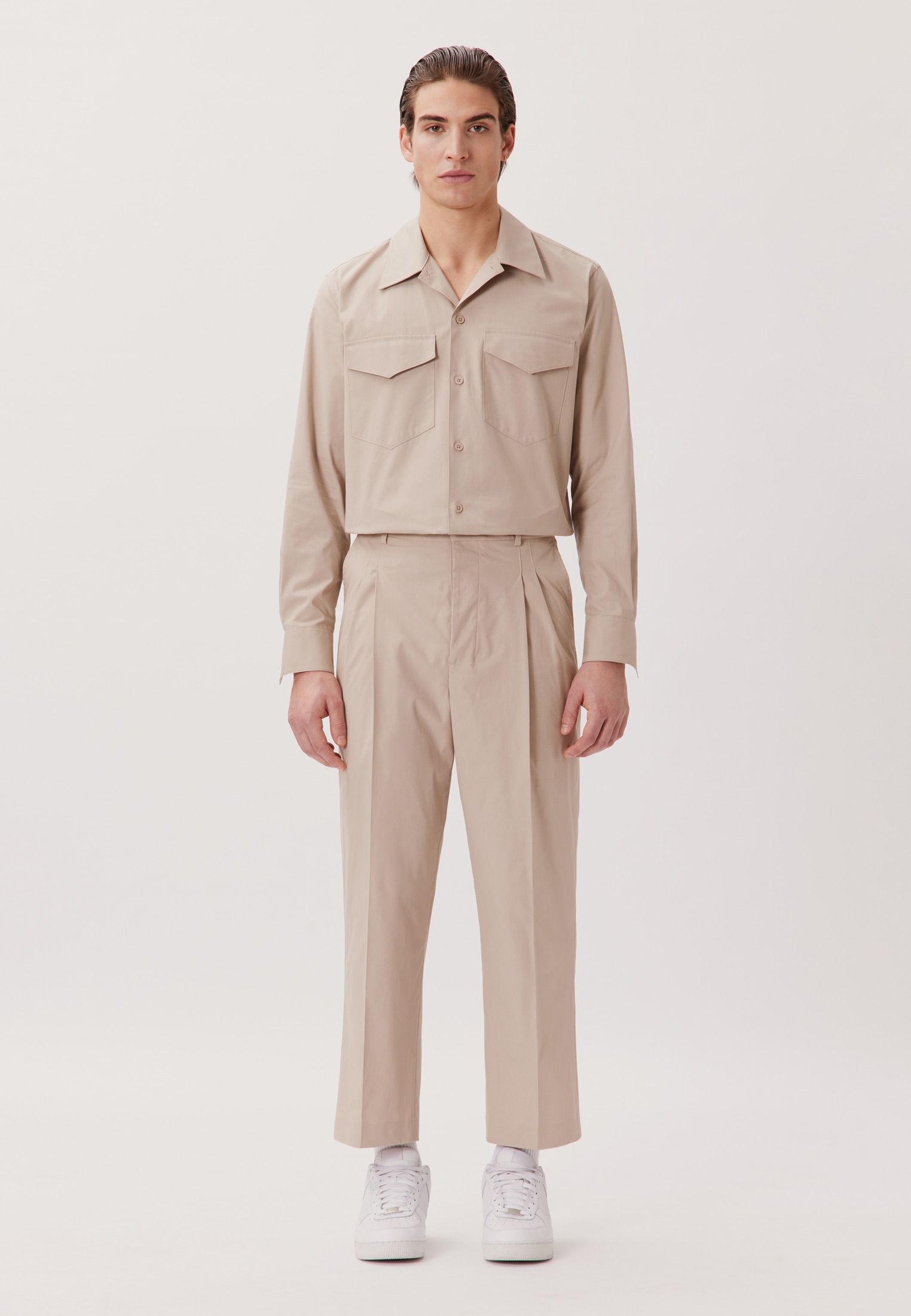 studio seidensticker "Studio" Regular 1/1 Reverskragen Uni günstig online kaufen