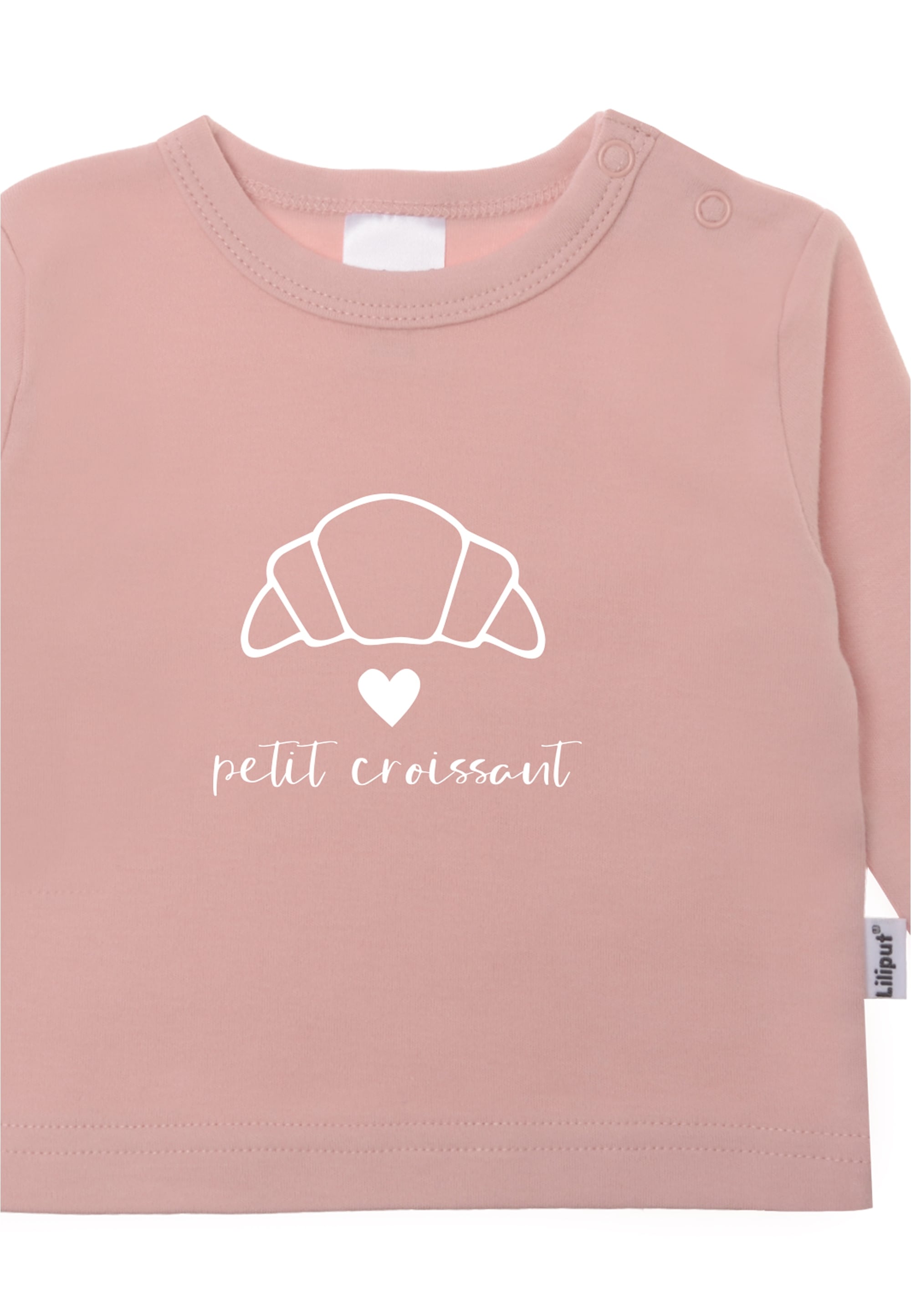 Liliput Langarmshirt »Petit Croissant«, mit praktischen Druckknöpfen auf der Schulter