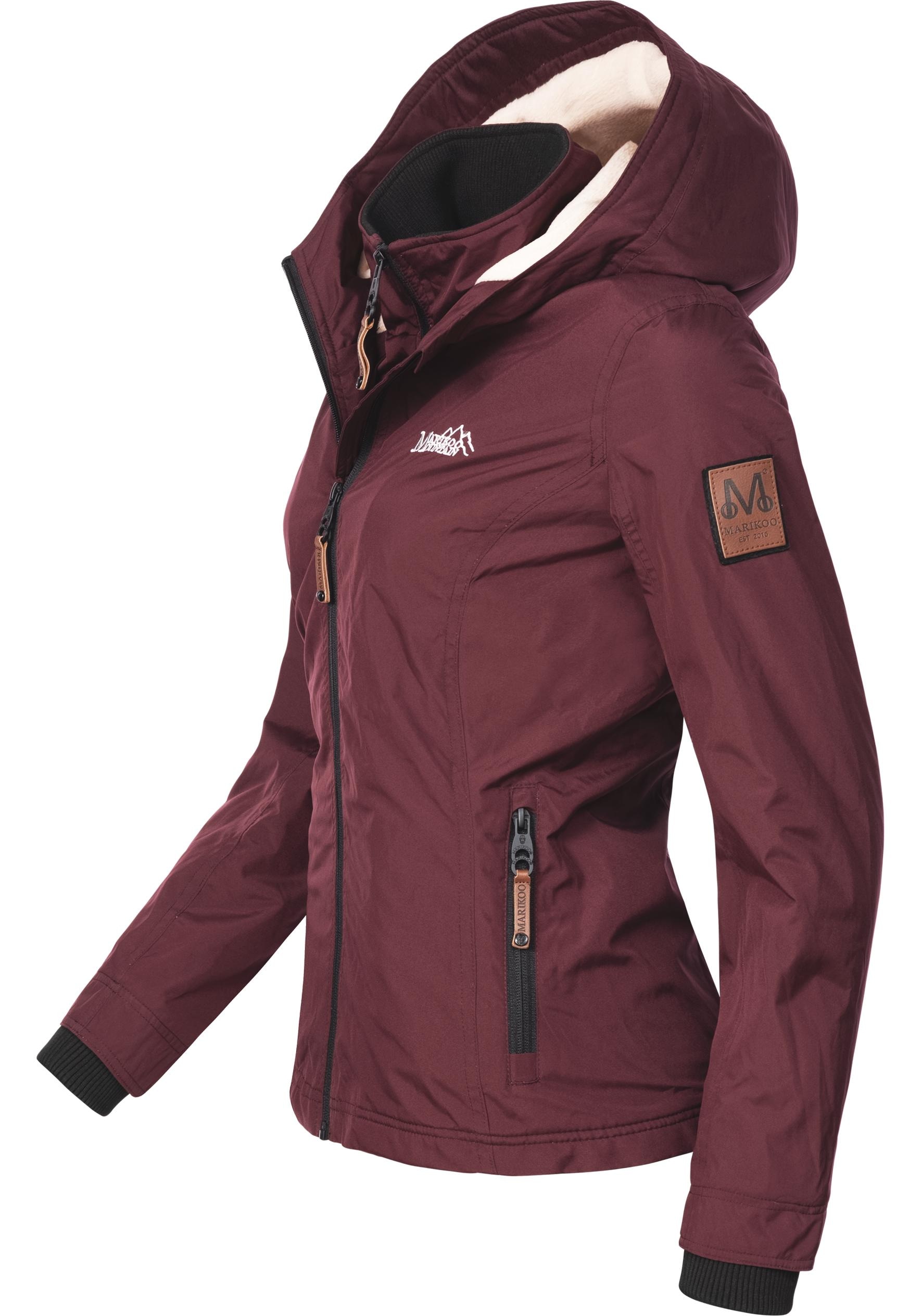 Marikoo Outdoorjacke »Erdbeere«, mit Kapuze, sportliche Funktionsjacke mit Kapuze