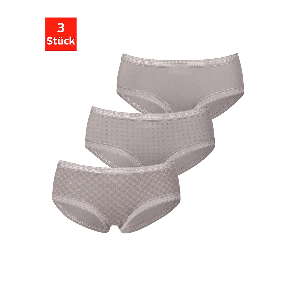 LASCANA Panty, (Packung, 3 St.)