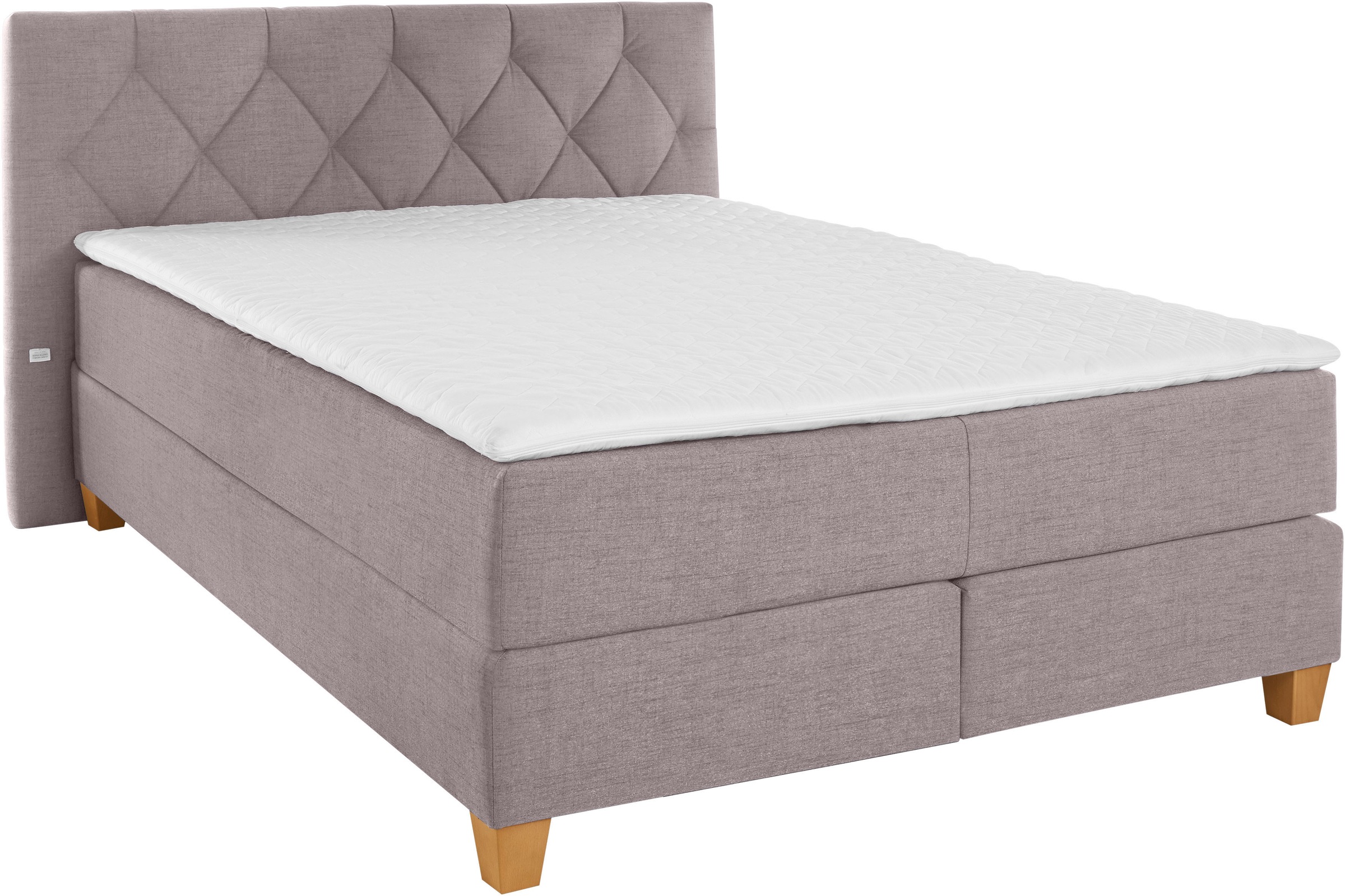 Guido Maria Kretschmer Home&Living Boxspringbett »Harmones«, in 3 Breiten, Härtegrad auch im Mix mit je 1 Matratze in H2 und H3