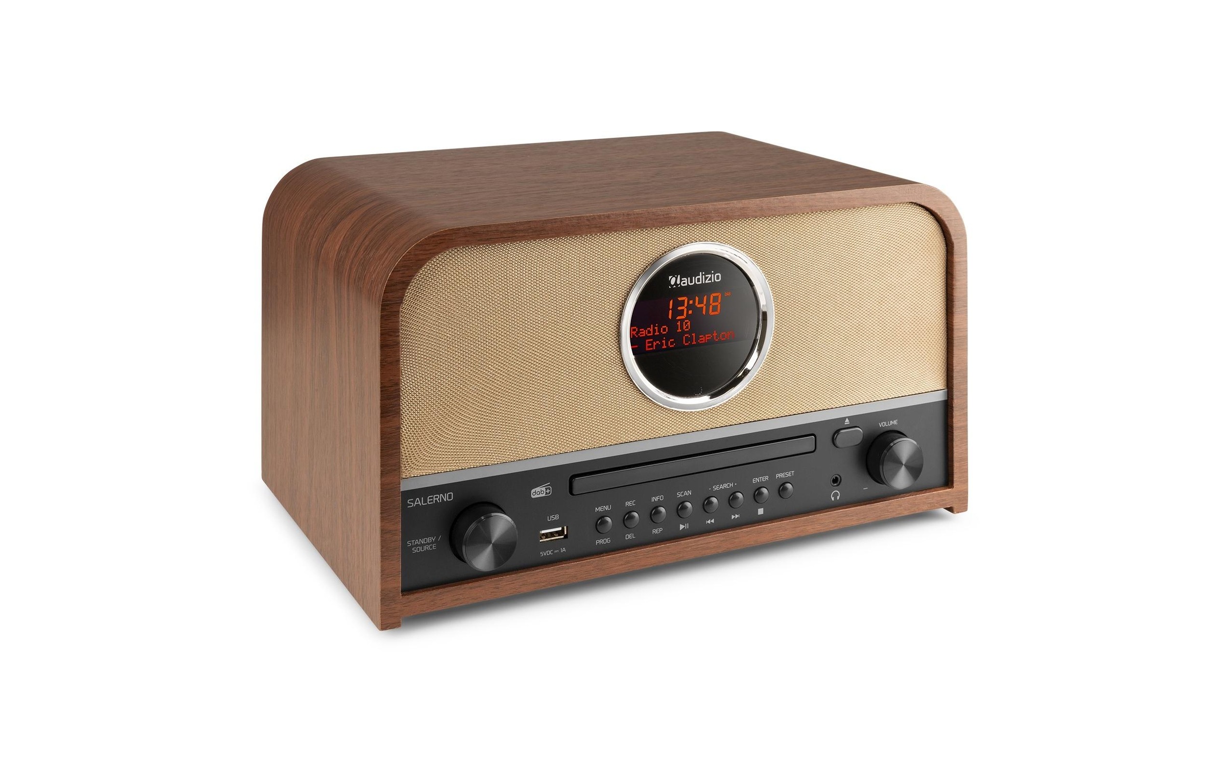 AUDIZIO CD-Radiorecorder »Salerno Braun« ( 50 W)