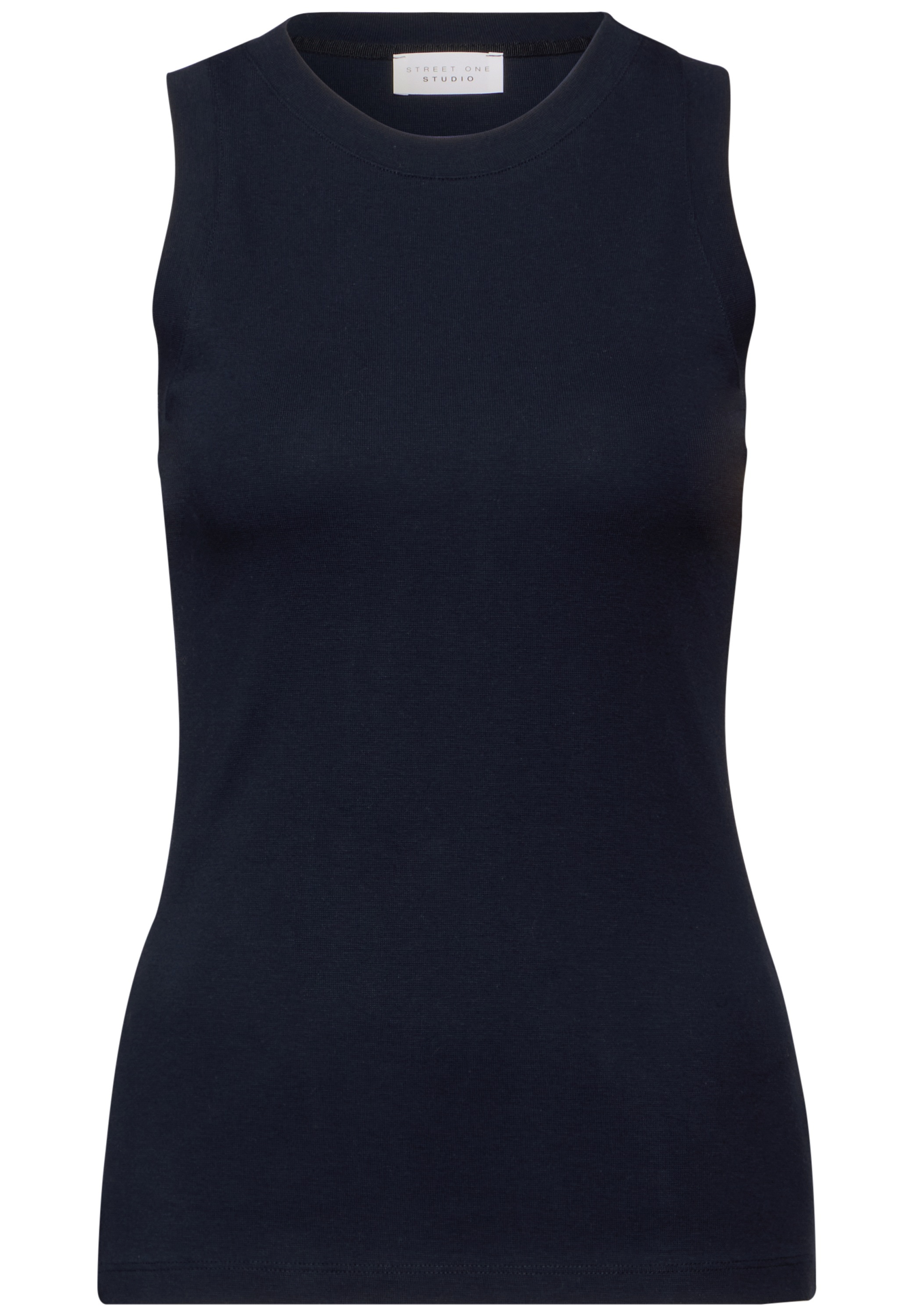STREET ONE STUDIO T-Shirt, aus elastischem Materialmix