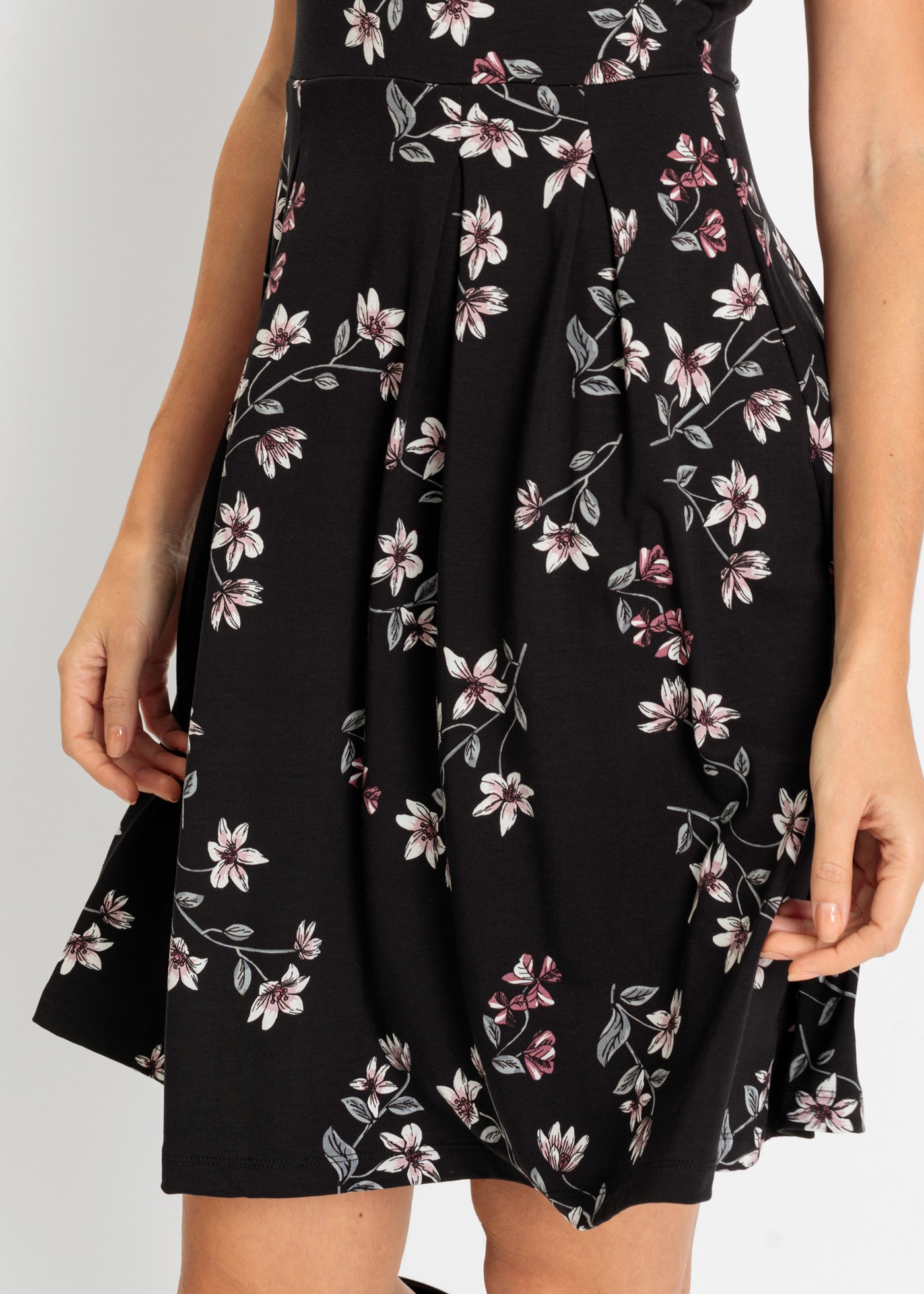 bonprix Jerseykleid »Jerseykleid aus Viskose-Mix« Jerseykleid aus Viskose-Mix