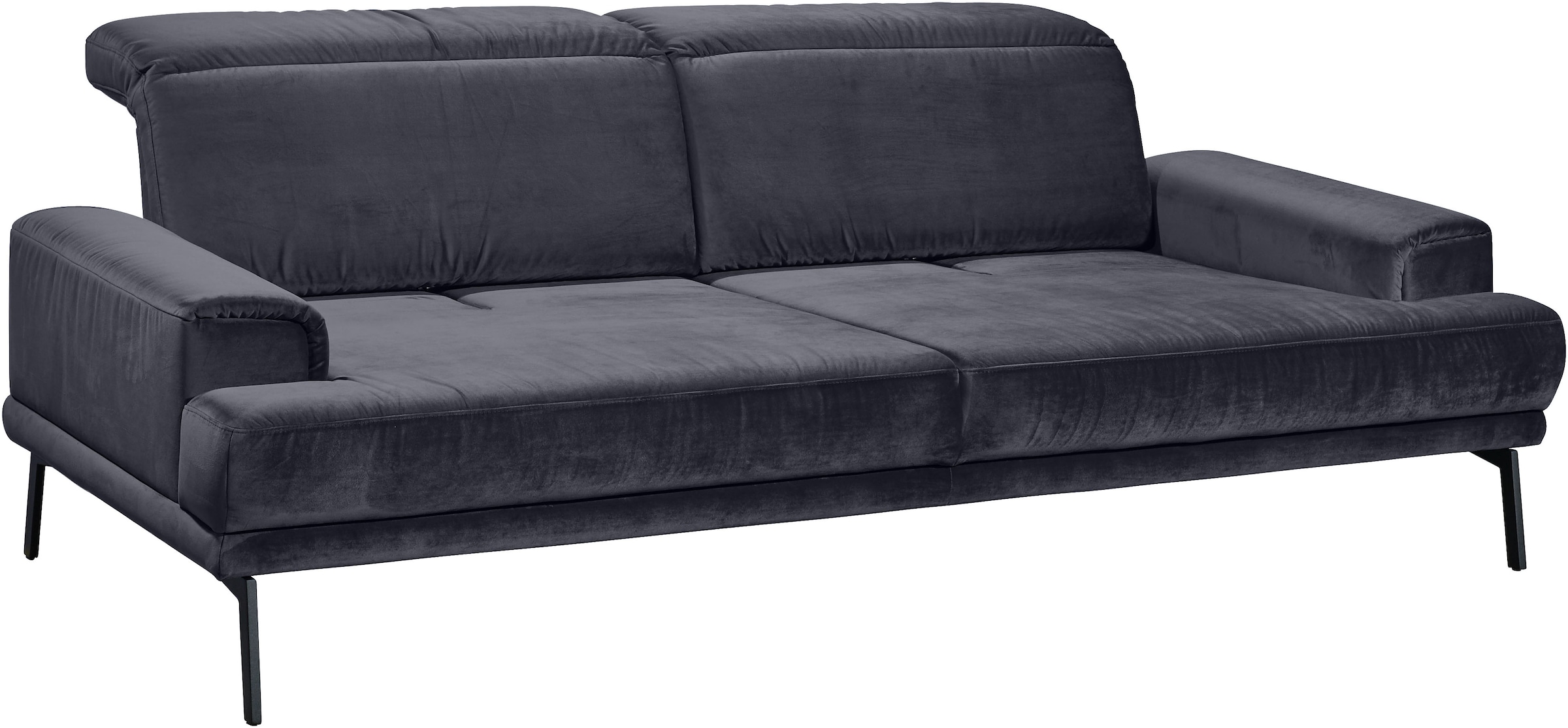 Musterring 3-Sitzer »MR 4580«, inkl. Kopf- und Sitztiefenverstellung, Fuß schwarz, B228 x T103 cm