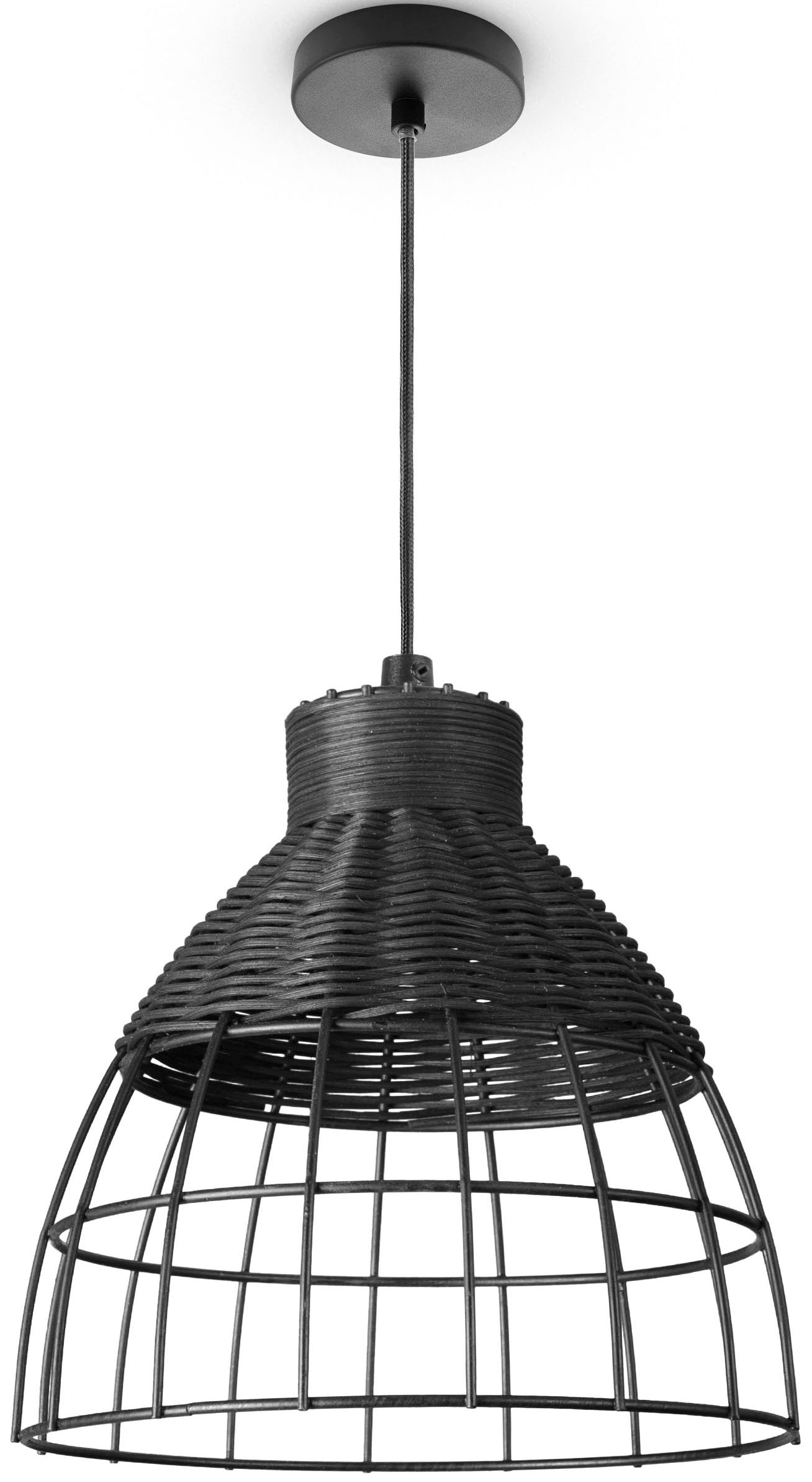 Paco Home Pendelleuchte »PUCU«, Korb Lampe LED Hängeleuchte Rattan  Esszimmerlampe Boho E27 Vintage | BAUR