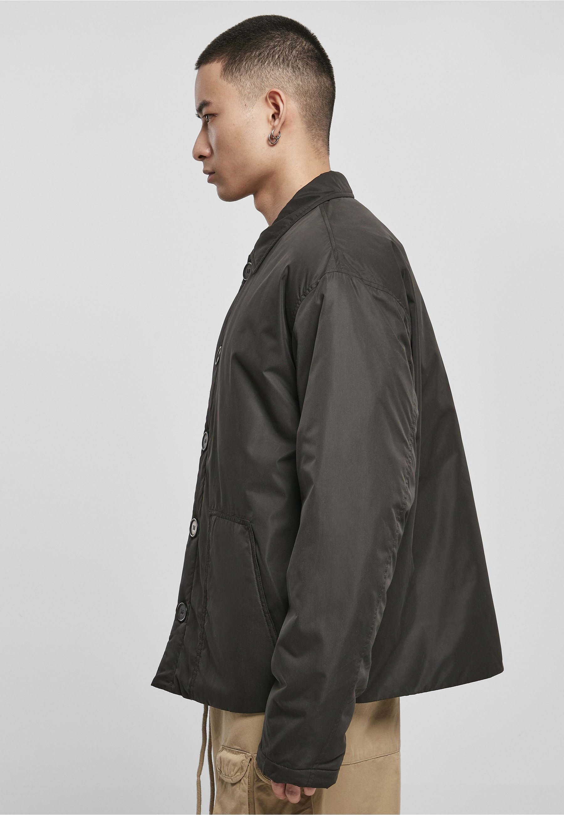 URBAN CLASSICS Outdoorjacke »Urban Classics Herren Utility Jacket« 1 Stk. tlg. ohne Kapuze
