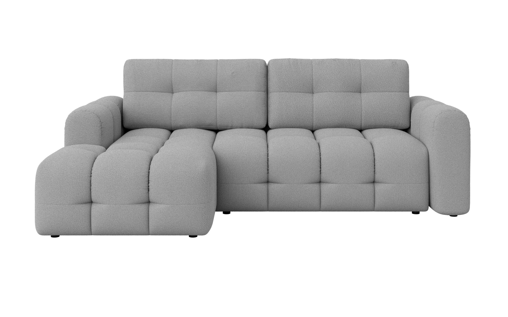 INOSIGN Ecksofa »Manilla, wahlweise mit Bettfunktion, B/T/H 265/170/91 cm«, L-Form mit Recamiere rechts/links bestellbar, Wellenunterfederung