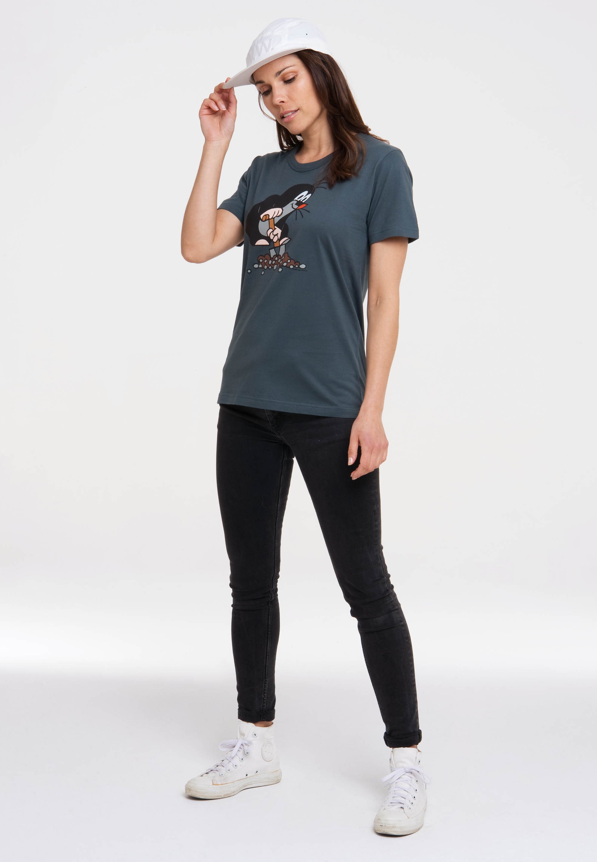 LOGOSHIRT T-Shirt »Der kleine Maulwurf«, mit lizenziertem Print