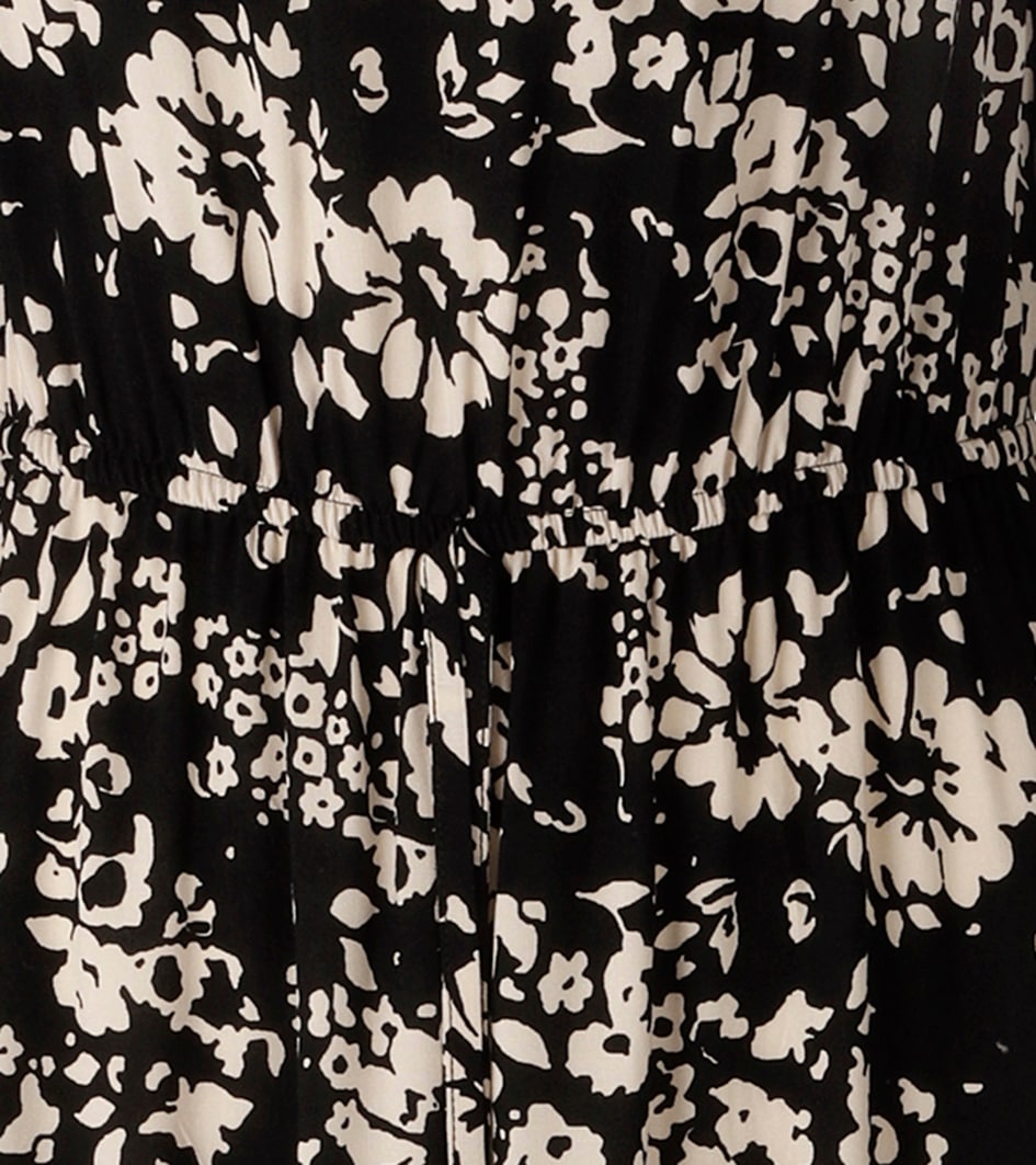 Aniston CASUAL Minikleid mit grafischen Blumendruck - jedes Teil ein Unikat - NEUE KOLLEKTION