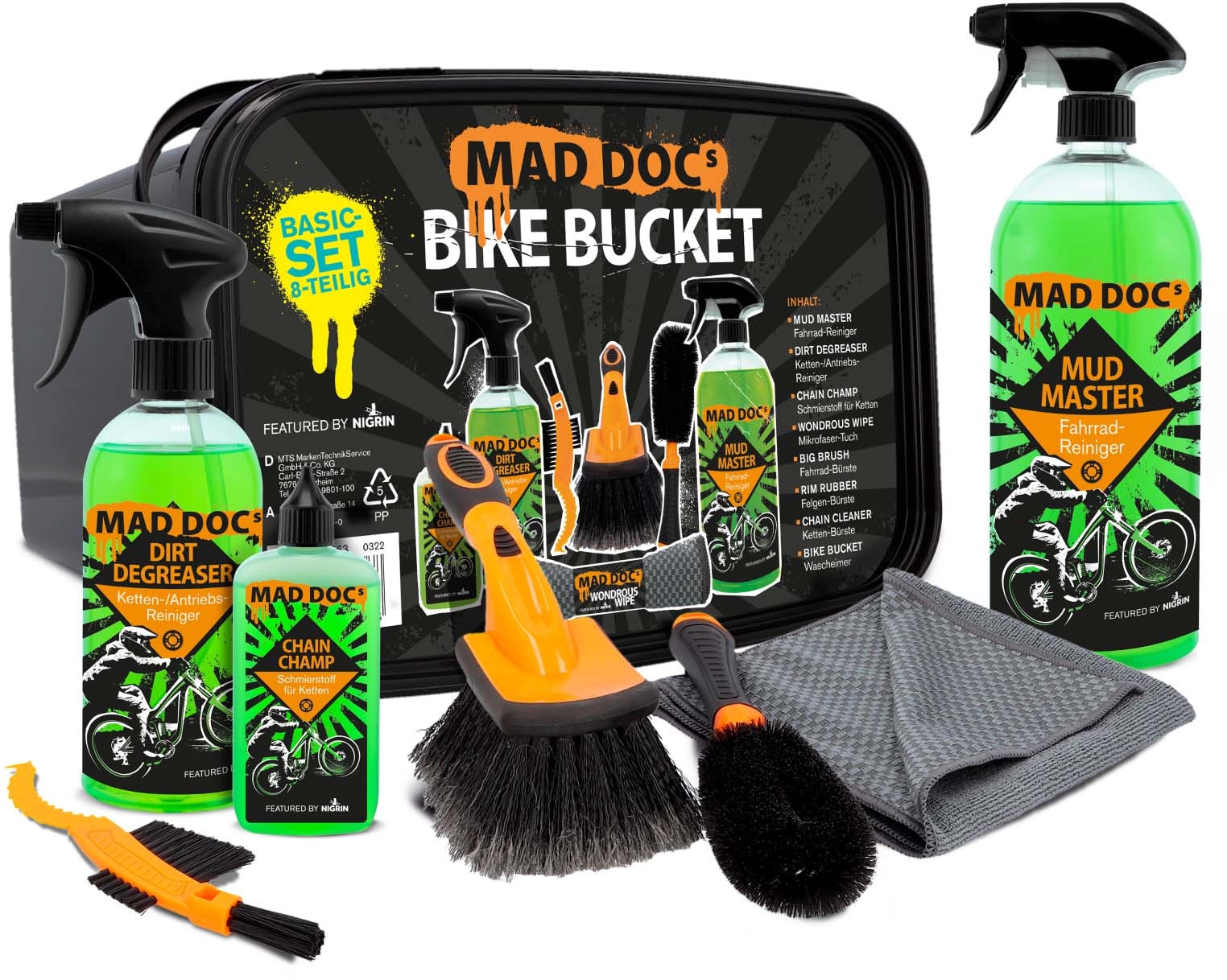 NIGRIN Reinigungskonzentrat "MAD DOCs Pflege-Eimer" günstig online kaufen