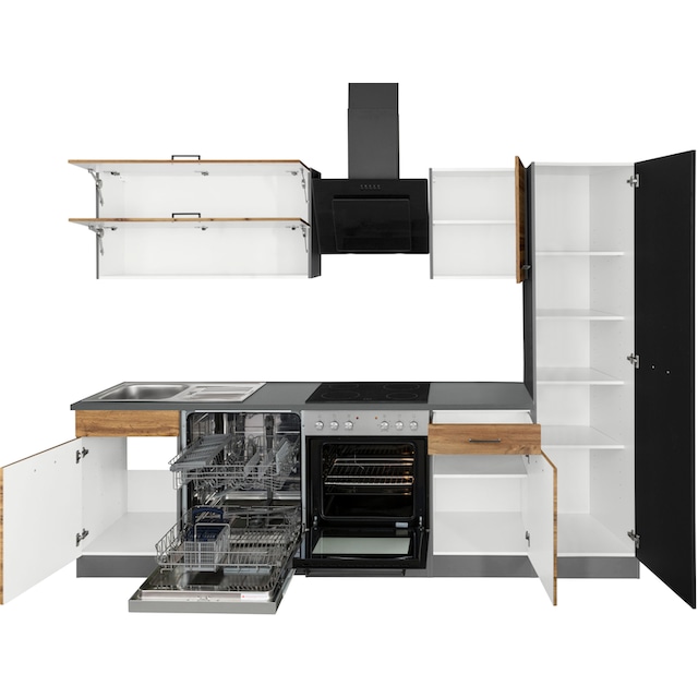 HELD MÖBEL Küchenzeile »Trier«, mit E-Geräten, Breite 270 cm kaufen | BAUR