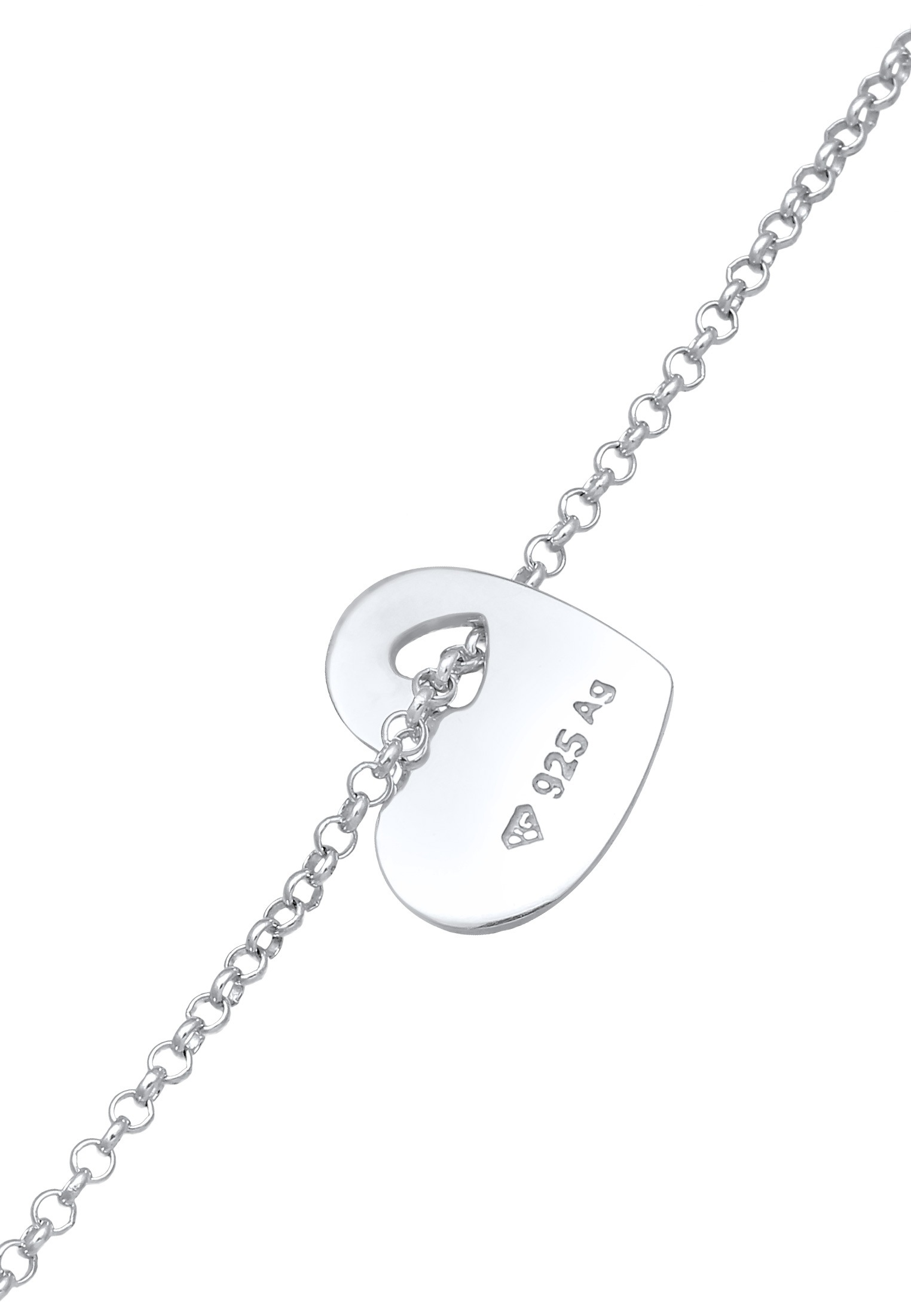 Elli Armband »Herz Anhänger Symbol Liebe 925 Silber«