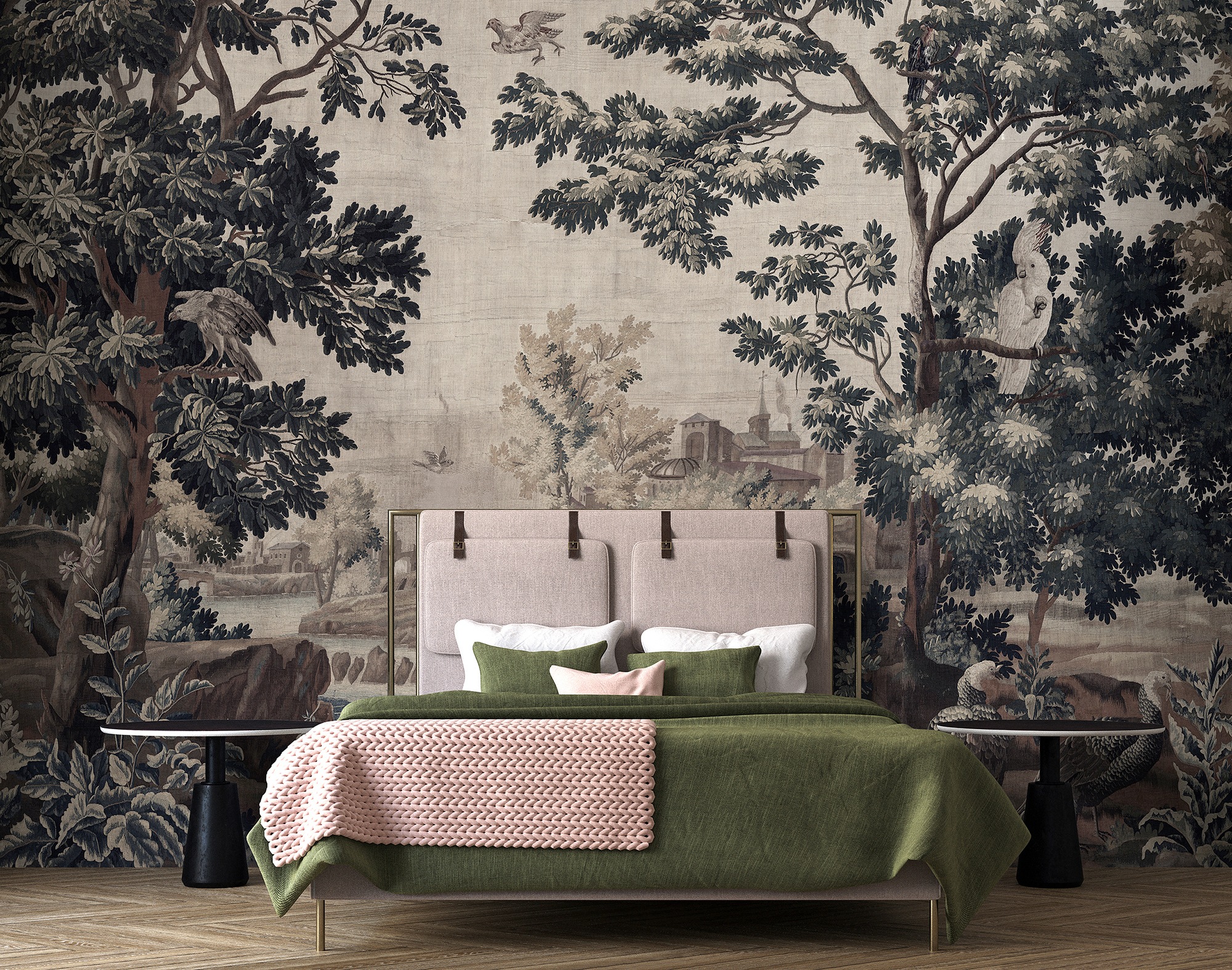 living walls Fototapete "Walls by Patel Gobelin Gallery" glatt Vlies, Wand günstig online kaufen