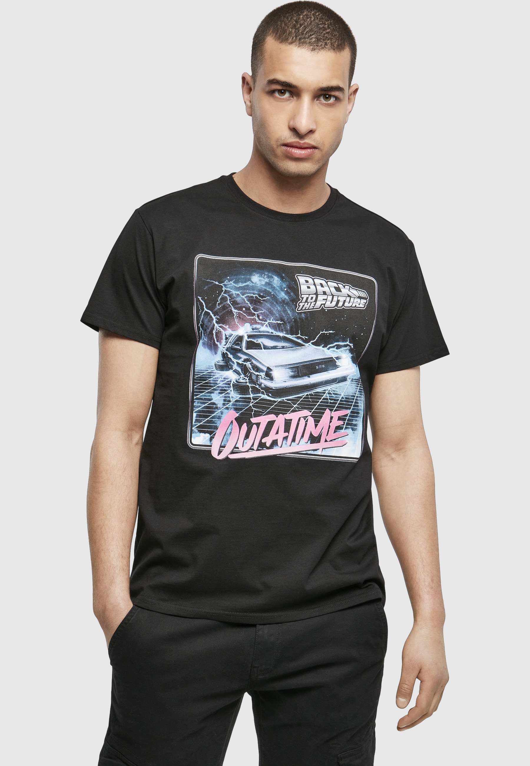 Merchcode T-Shirt »Merchcode Herren Back To The Future Outatime Tee« 1