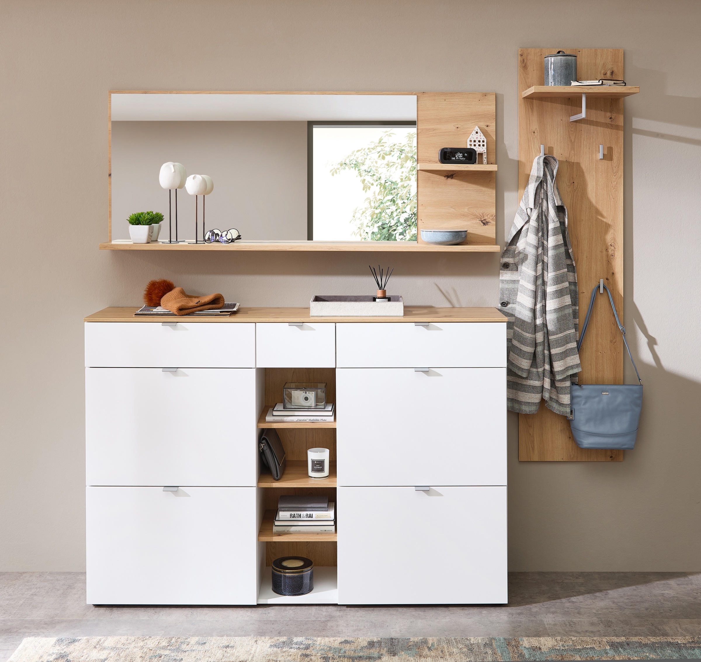 Innostyle Garderoben-Set "Bari Garderobenprogarmm, BxHxT 208x202x38 cm" Set günstig online kaufen