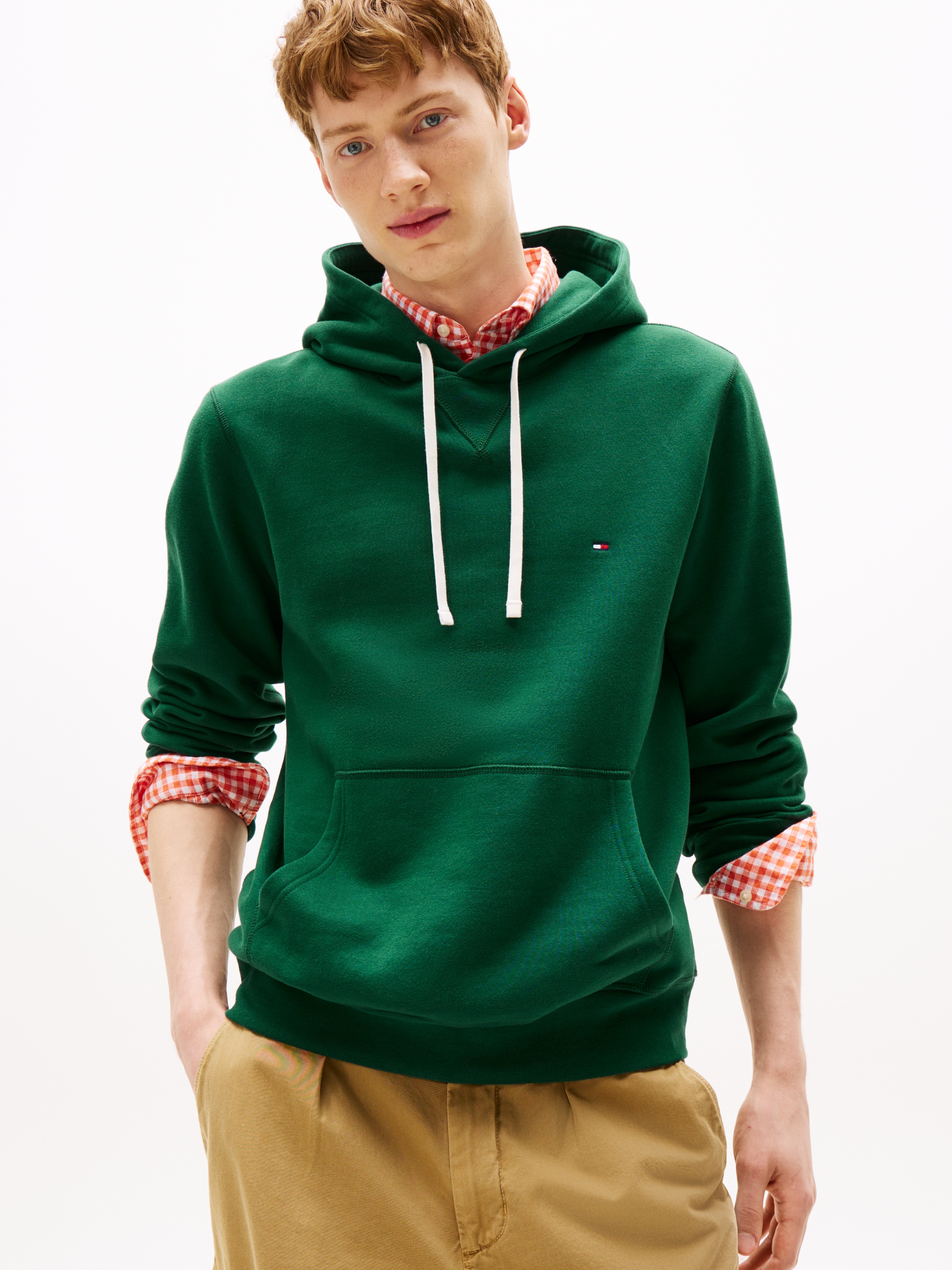 Tommy Hilfiger Hoodie "ESS SEASONAL FLEECE HOODY", mit Logostickerei günstig online kaufen