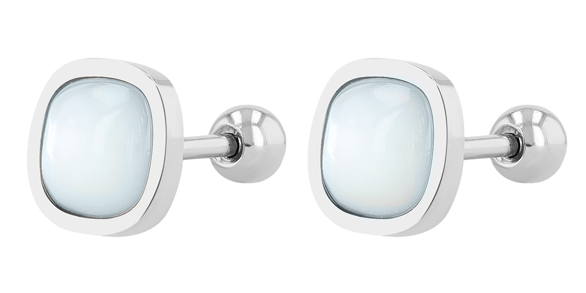 Adelia´s Paar Ohrhänger "Damen Ohrringe – Ohrstecker aus Edelstahl mit Perl günstig online kaufen