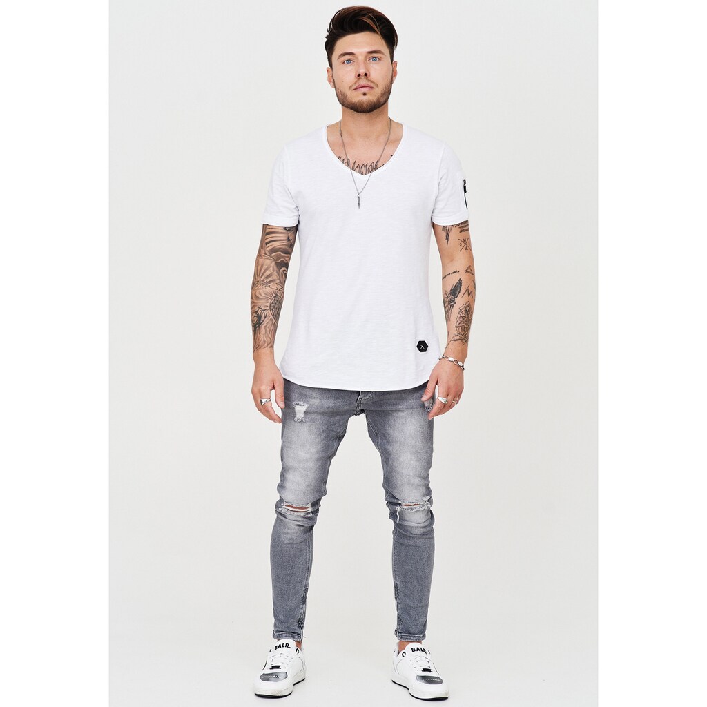 behype Röhrenjeans »SPIKE«, (1 tlg.)