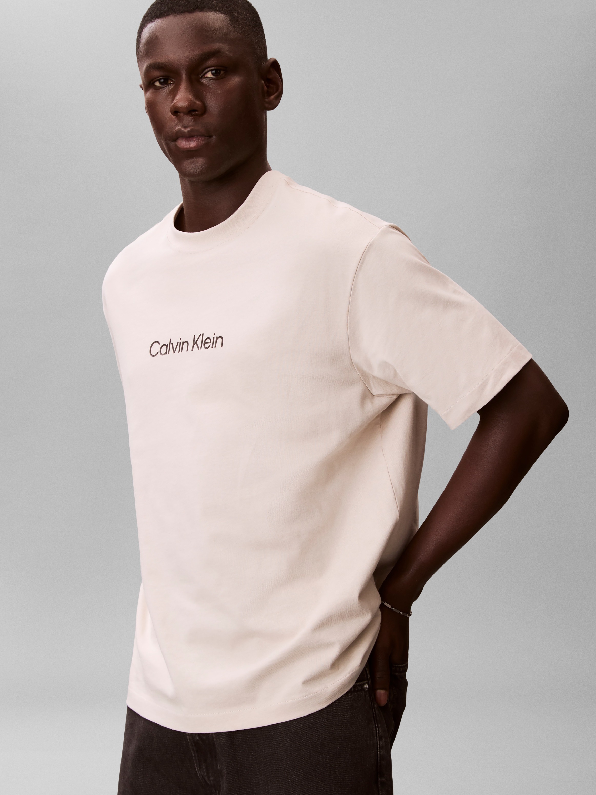 Calvin Klein T-Shirt "SS RLXD STANDARD LOGO CREWNK TEE" Rundhalsausschnitt, günstig online kaufen