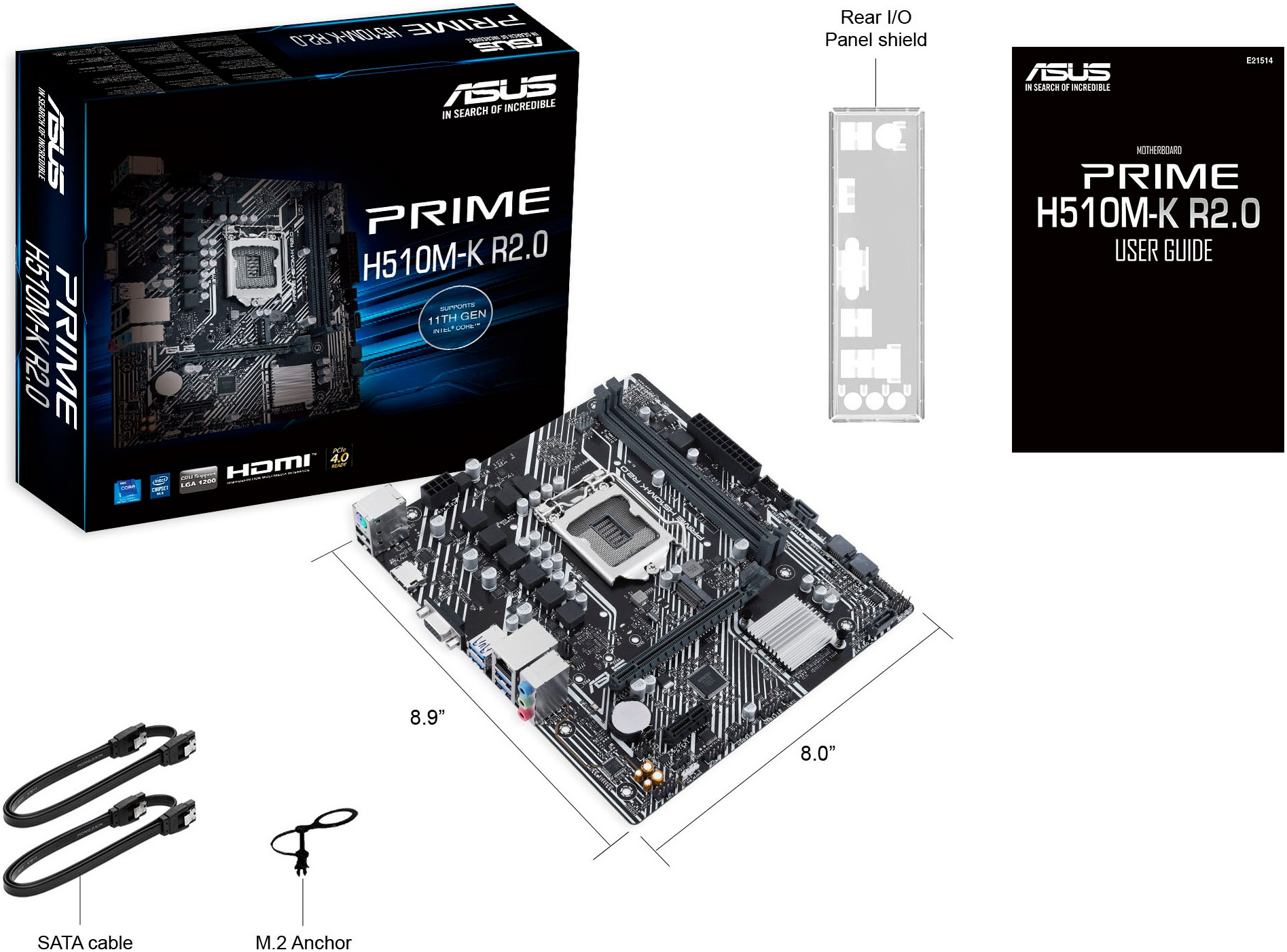 Asus Mainboard »PRIME H510M-K R2.0«