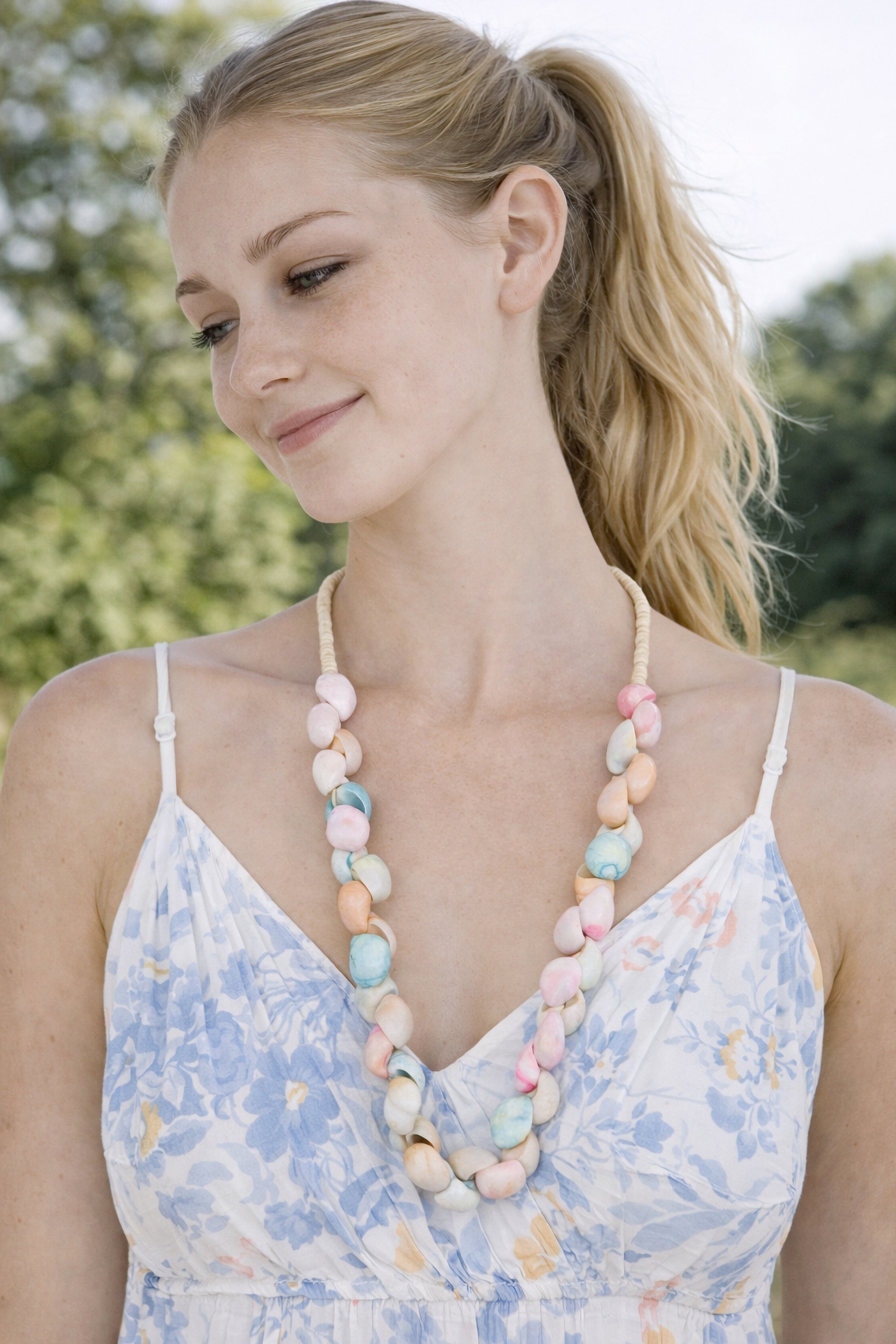 COLLEZIONE ALESSANDRO Lange Kette »Melisa« mit echten Muscheln