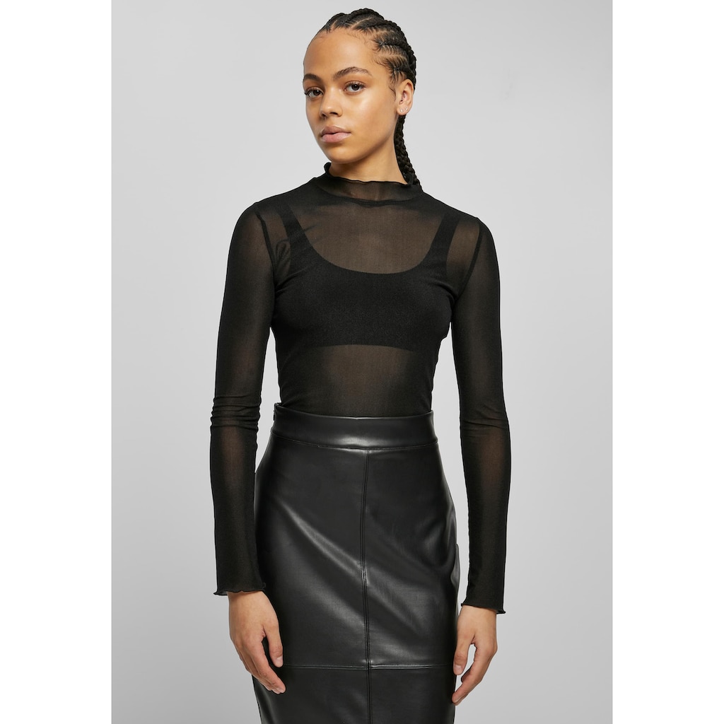 URBAN CLASSICS Body »Urban Classics Damen Ladies Mesh Turtleneck Body«