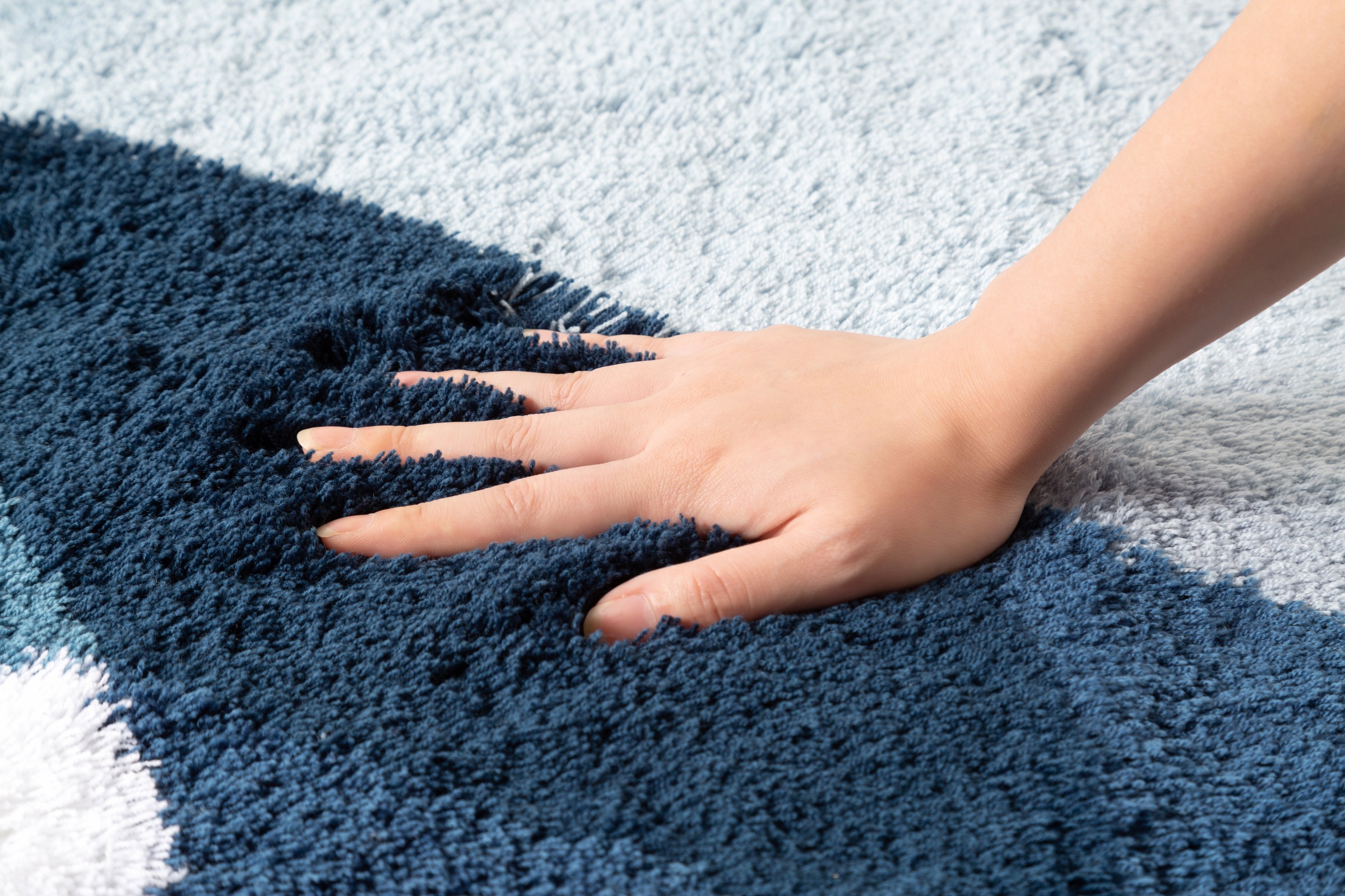 my home Badematte »Magnus, Badvorleger, Badezimmer Teppich«, rutschhemmend beschichtet, strapazierfähig-schnell trocknend, mehrfarbig, Badteppich, Badematten auch als 2 teiliges Set & rund