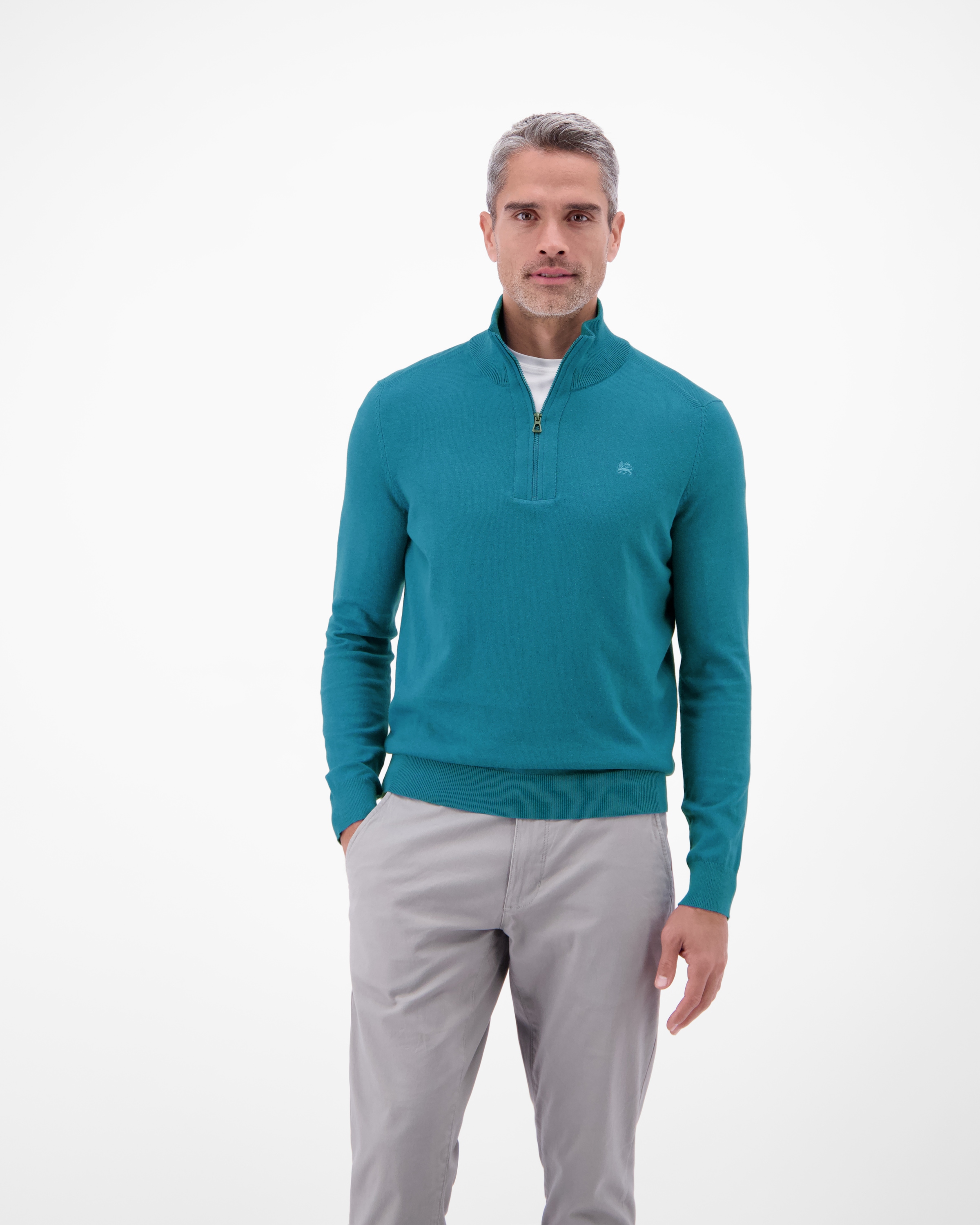 LERROS Troyer "LERROS Flachstrickpullover mit Troyerkragen" günstig online kaufen