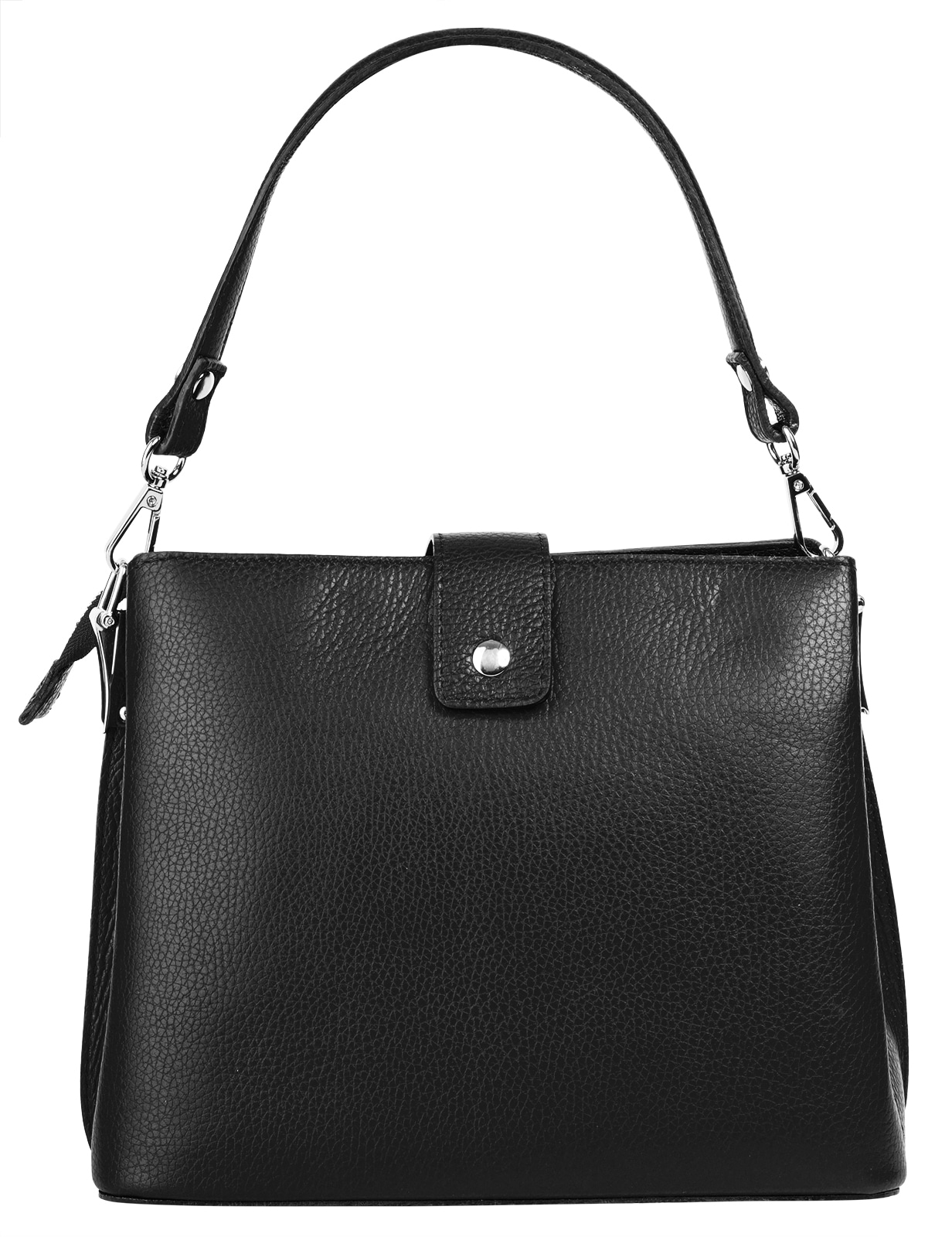 Cluty Henkeltasche, echt Leder, Made in Italy