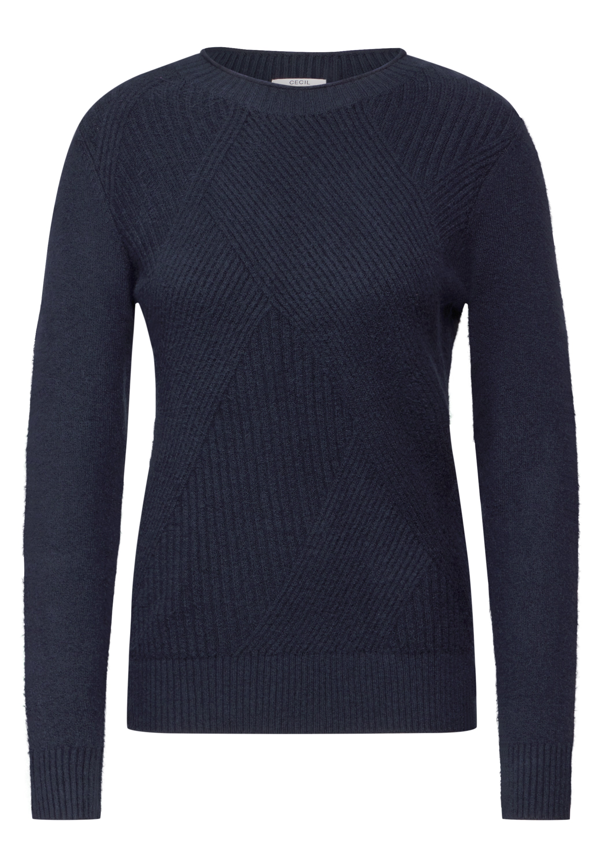Cecil Strickpullover, mit Rundhalsausschnitt