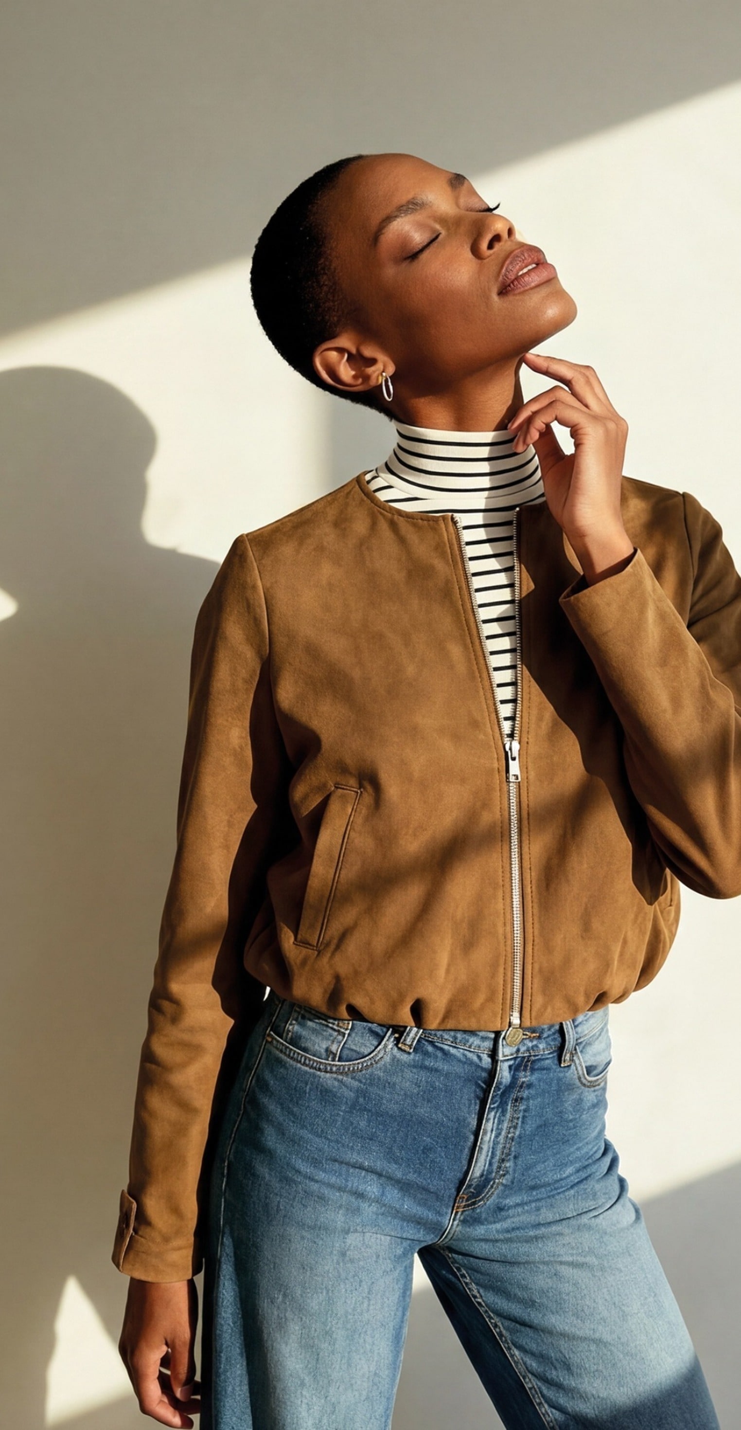 Zero Jackenblazer »Damen mit Reißverschluss« Plain/ohne Details