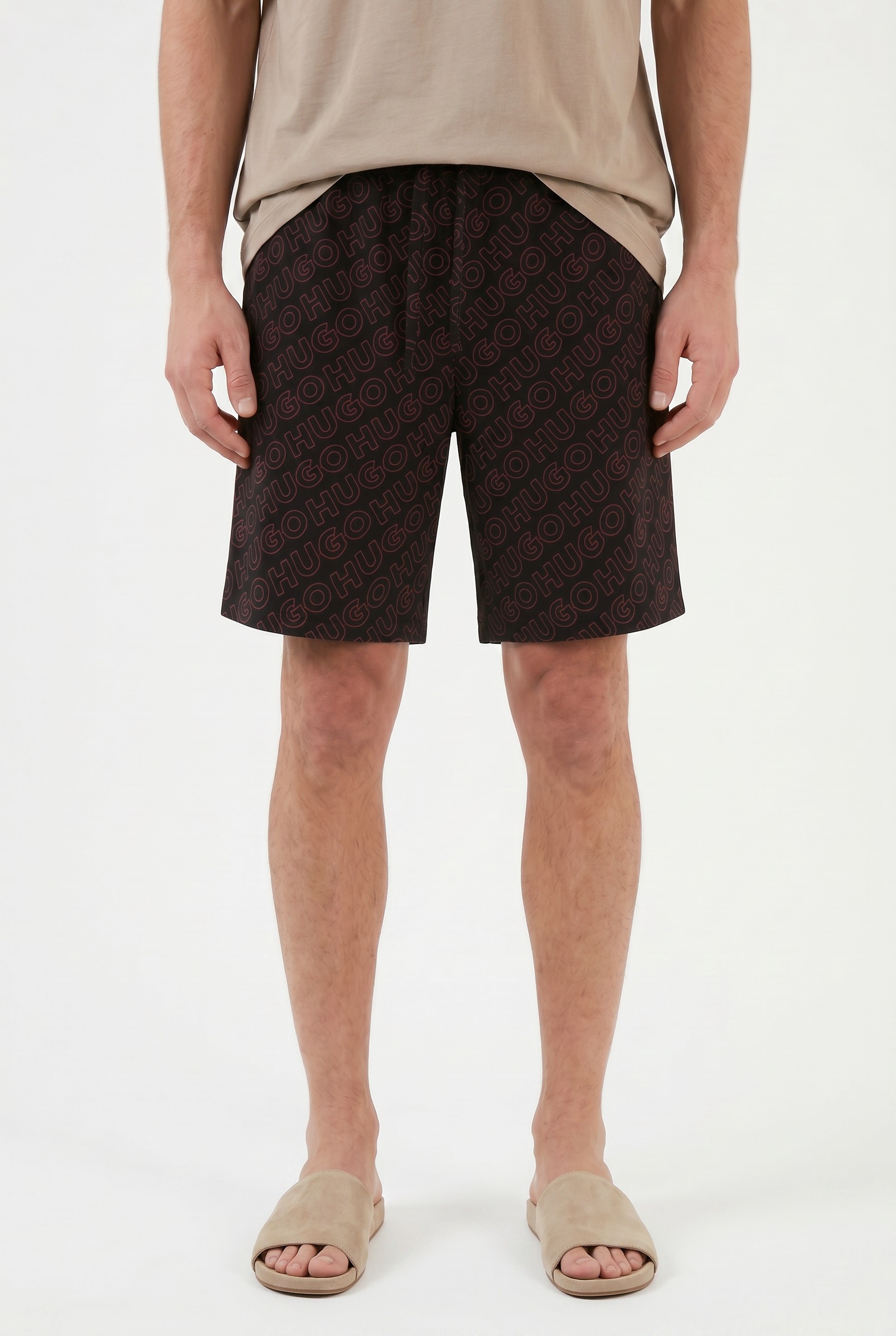 HUGO Underwear Pyjamahose "EZRA SHORTS" aus Baumwolle
