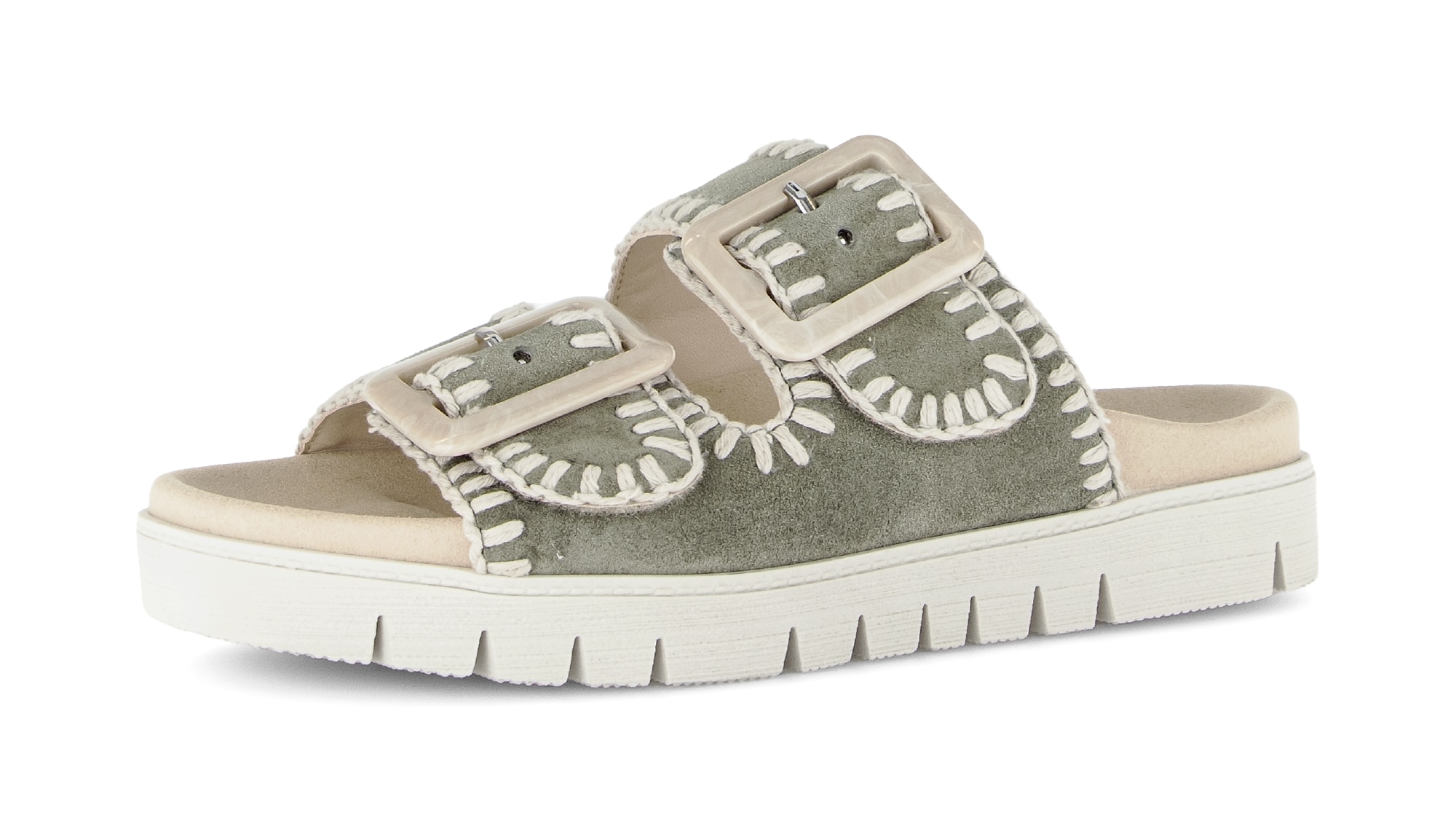 Gabor Pantolette  , Sommmerschuh, Schlüpfschuh mit Plateauabsatz