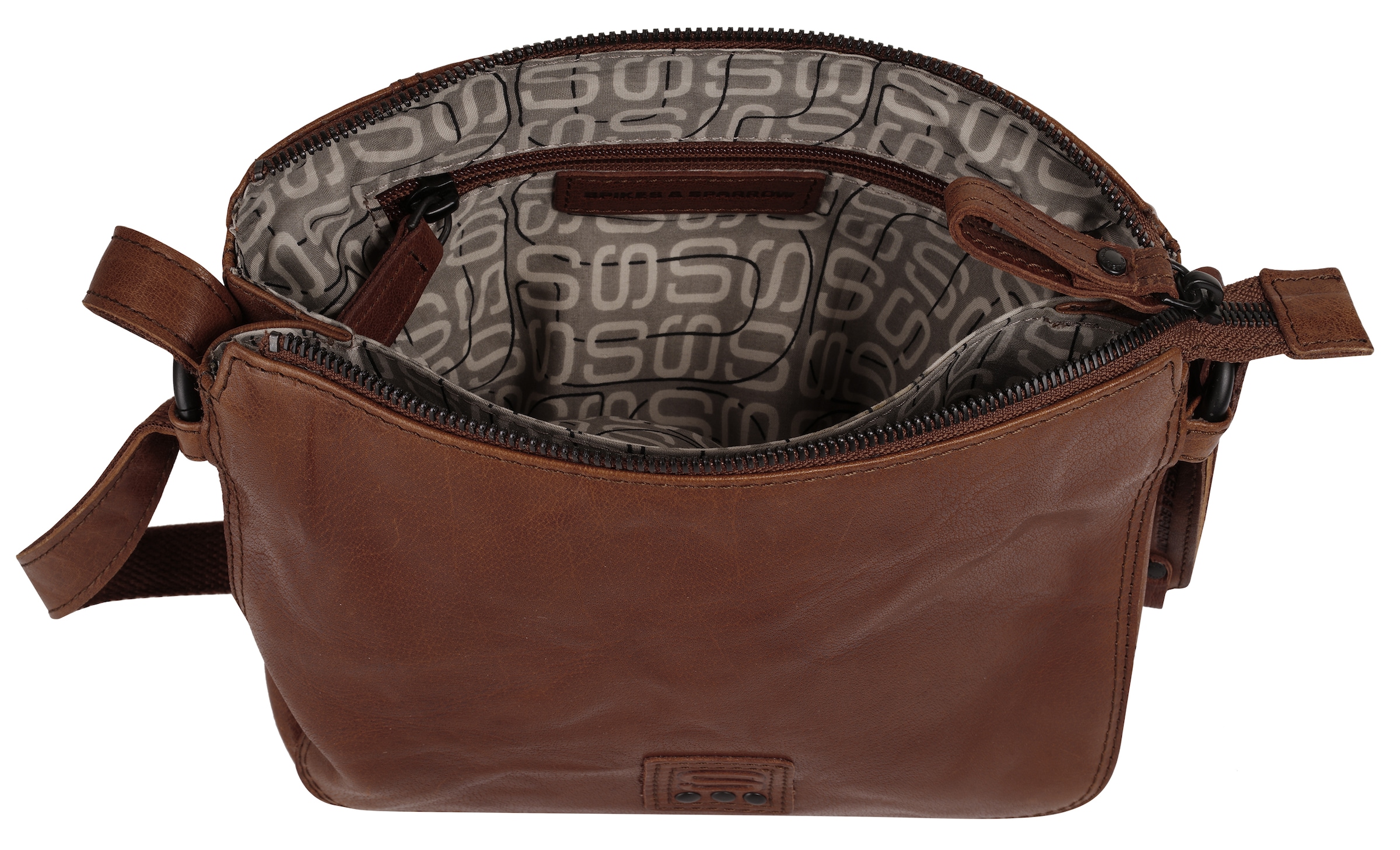 Spikes & Sparrow Umhängetasche echt Leder