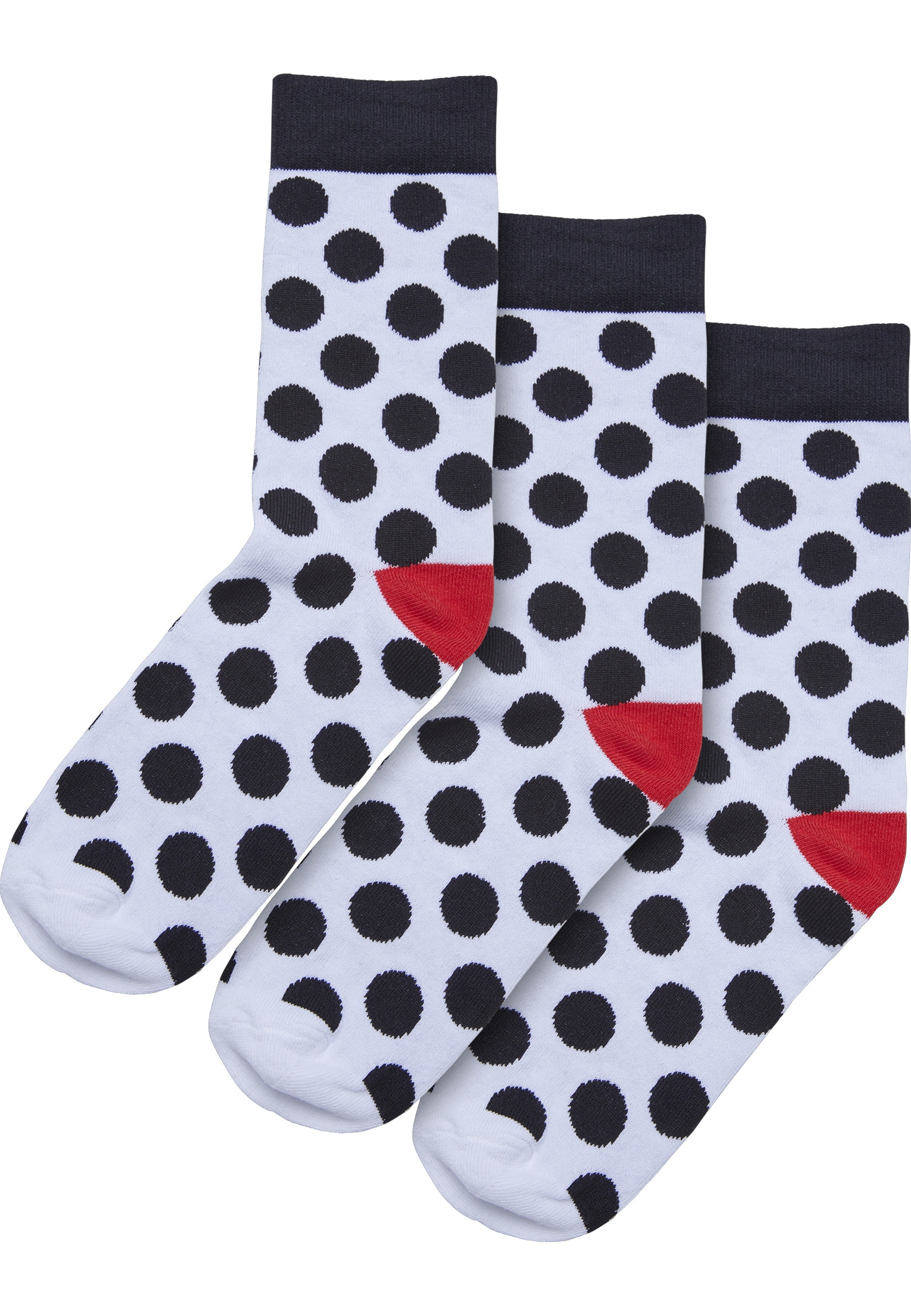 URBAN CLASSICS Basicsocken "Urban Classics Unisex Basic Polka Dot Socks 3-P günstig online kaufen