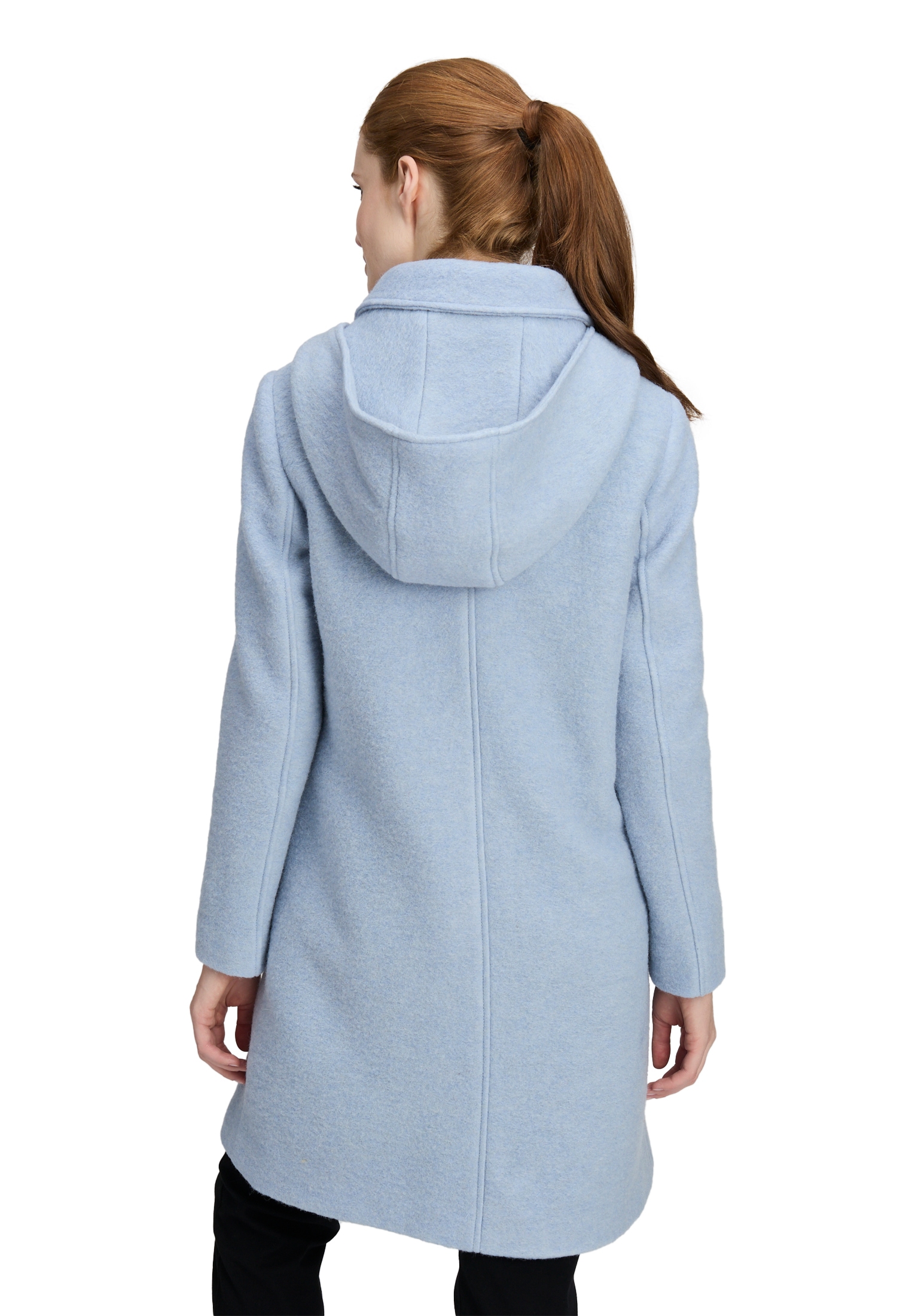 Betty Barclay Wolljacke »Betty Barclay Damen Wollmantel mit abnehmbarer Kapuze«, mit Kapuze